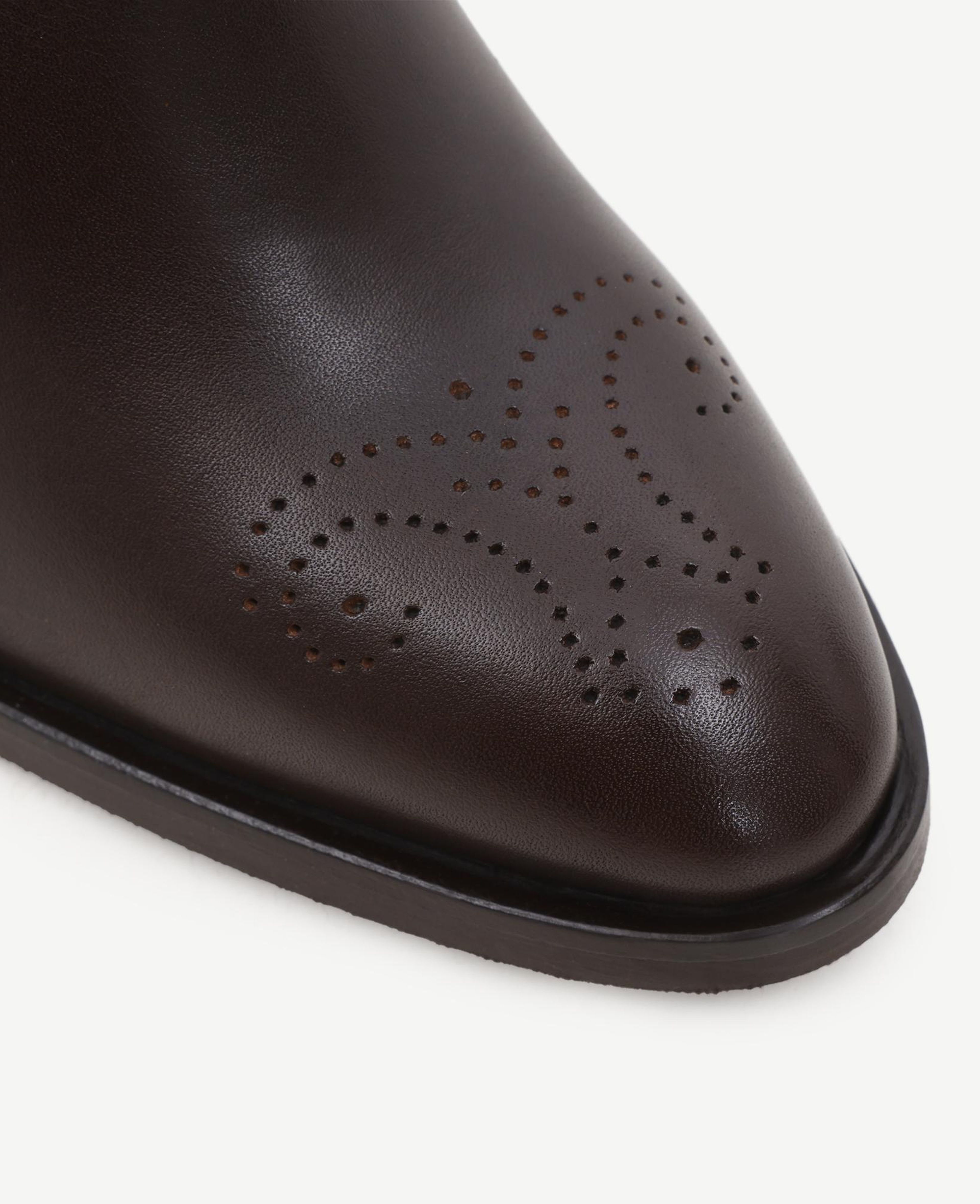 YARGICI Lastik Detaylı Yumuşak Deri Topuklu Bot