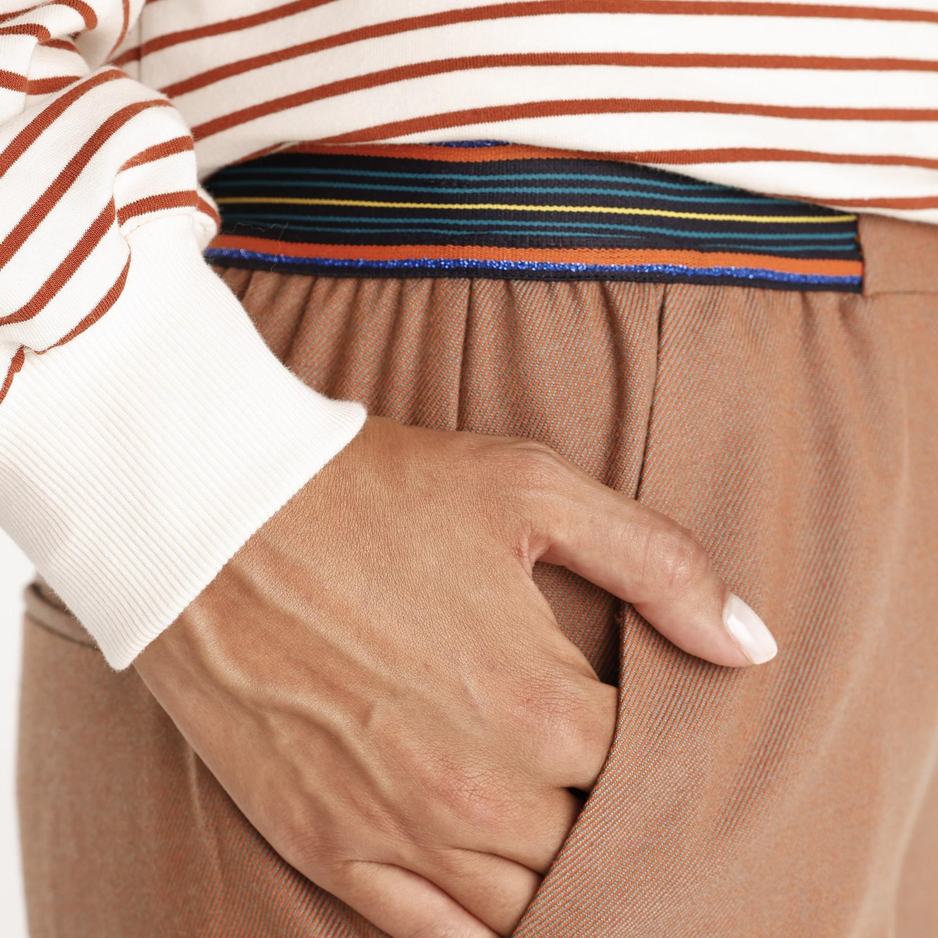 YARGICI Beli Lastikli Pantolon