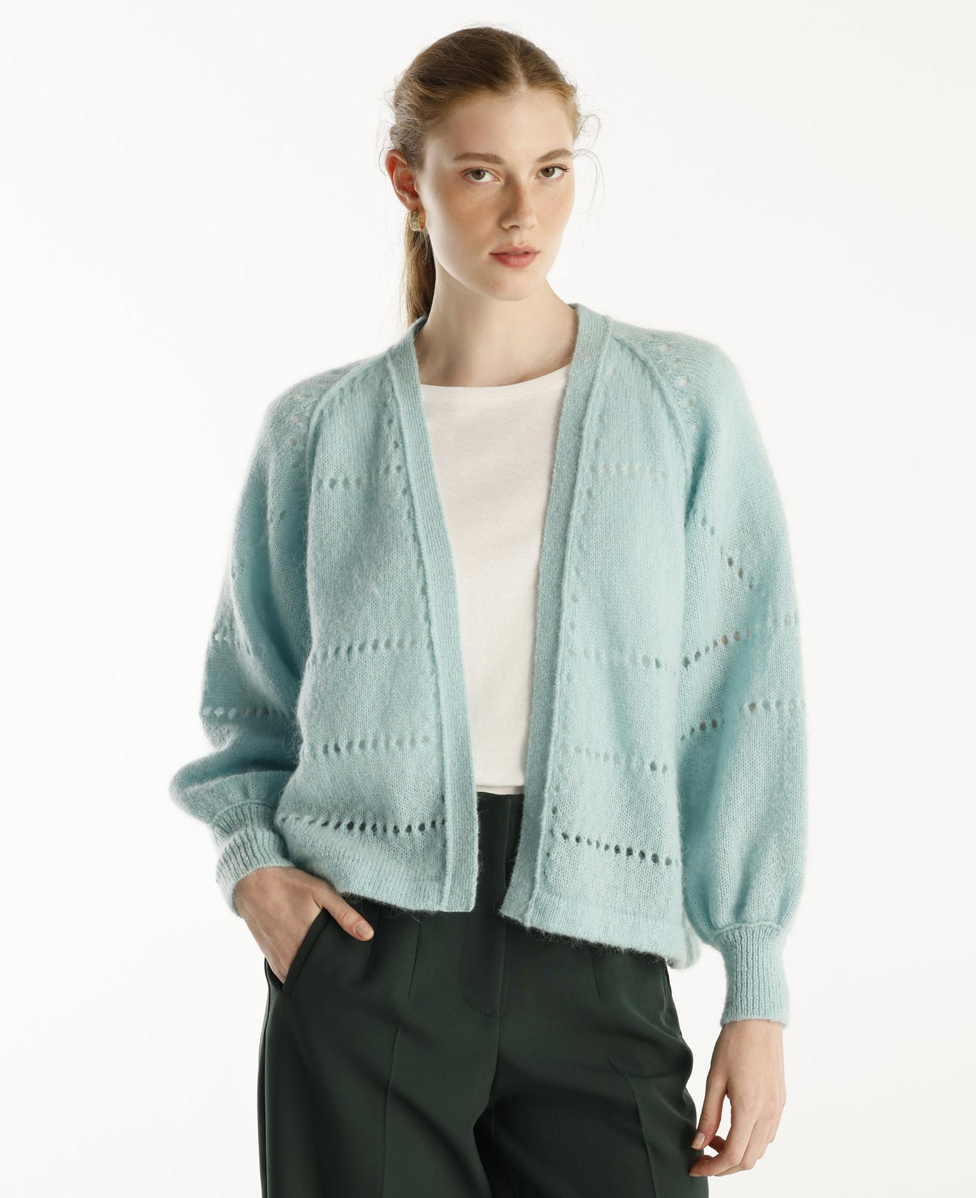 YARGICI V Yaka Kısa Hırka