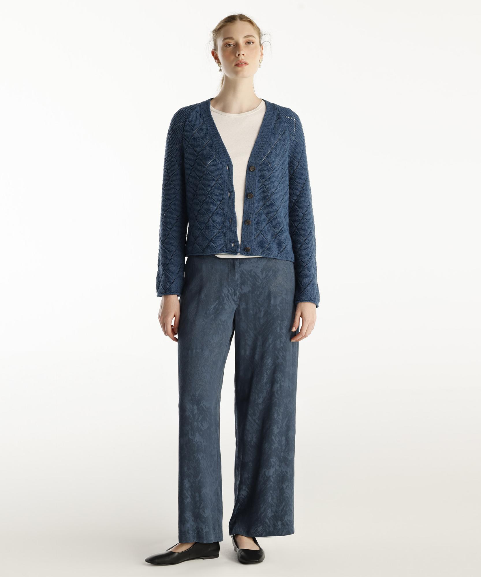 YARGICI V Yaka Dekorlu Hırka