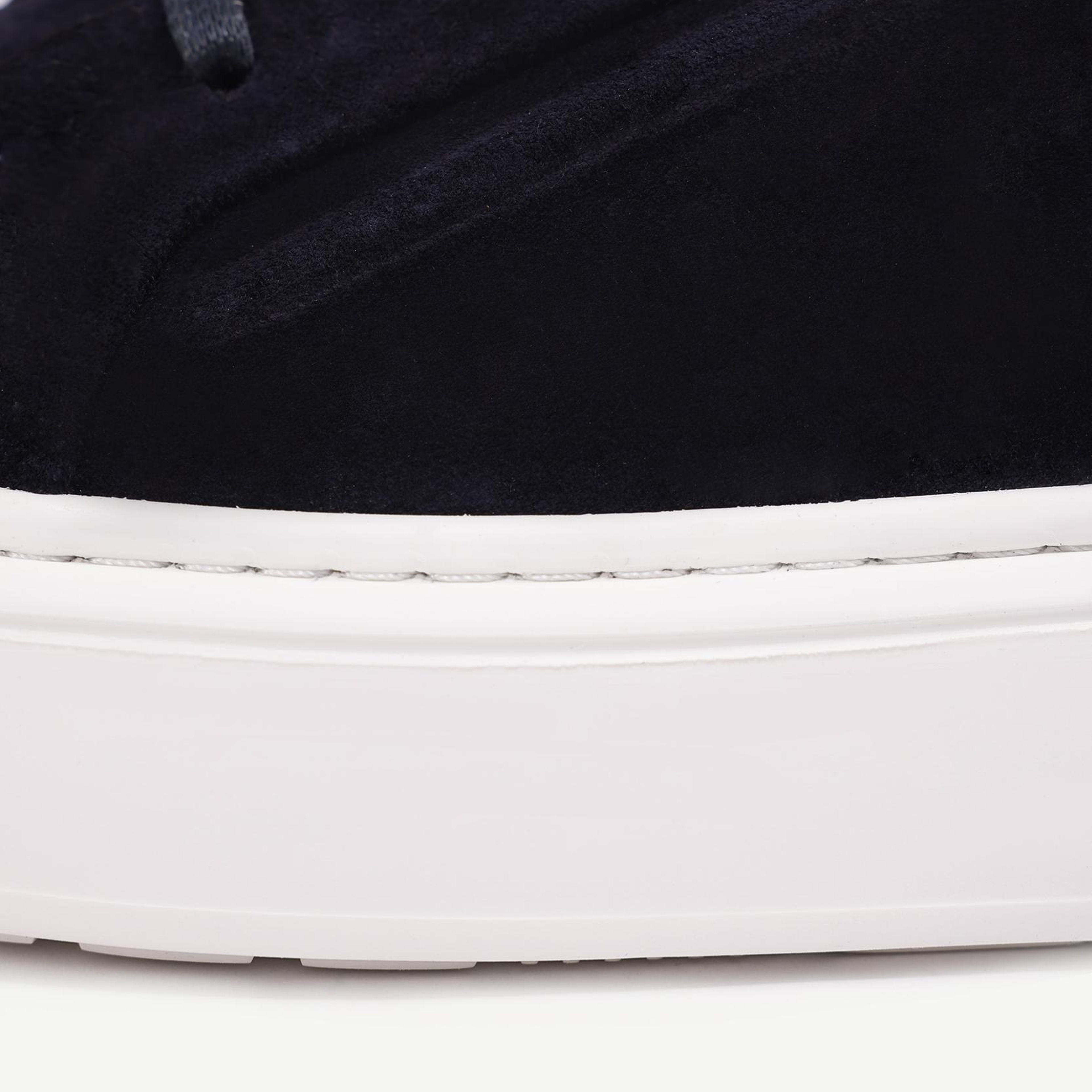 YARGICI Silikon Kabartmanlı Deri Bağlı Sneakers