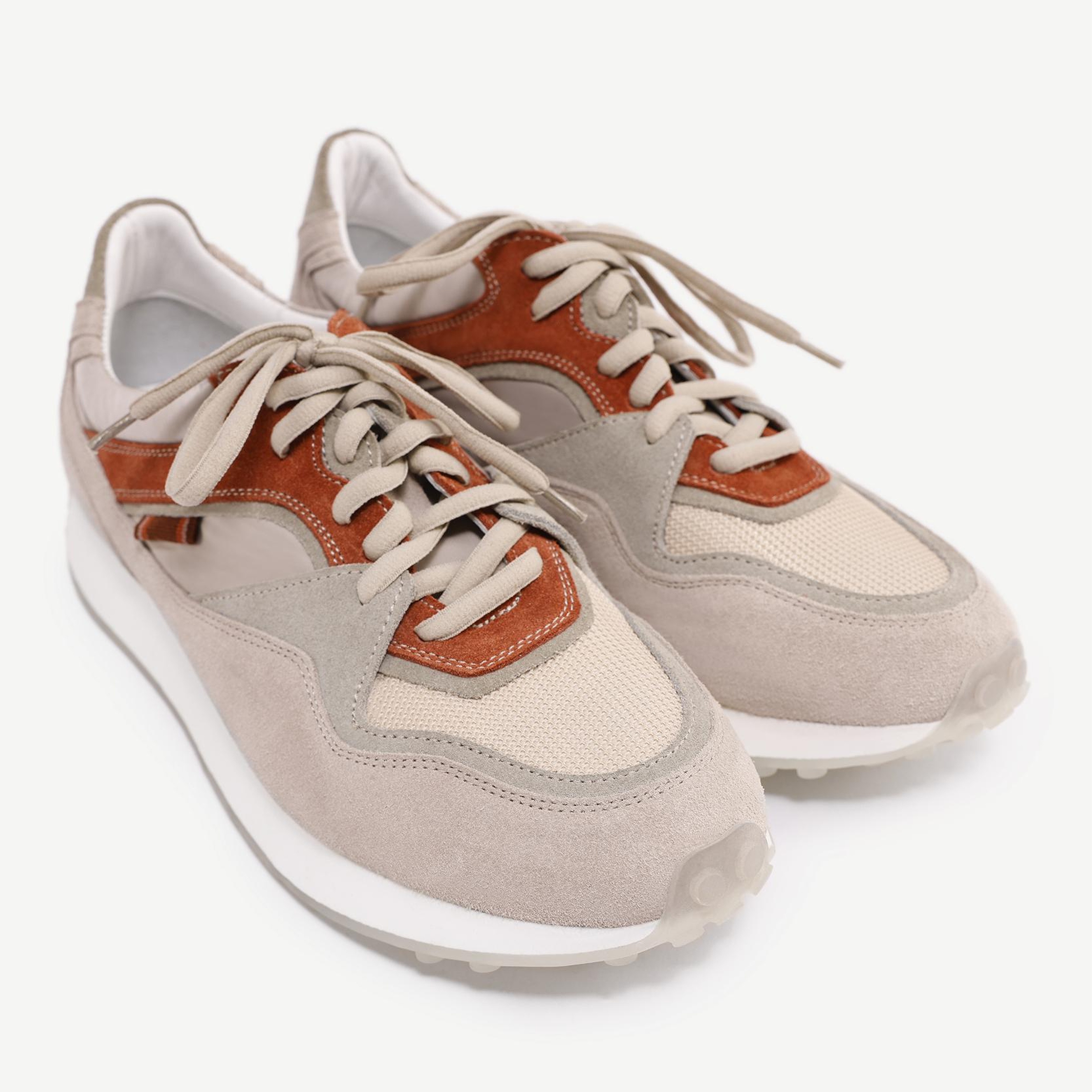 YARGICI Kumaş Detaylı Deri Sneaker