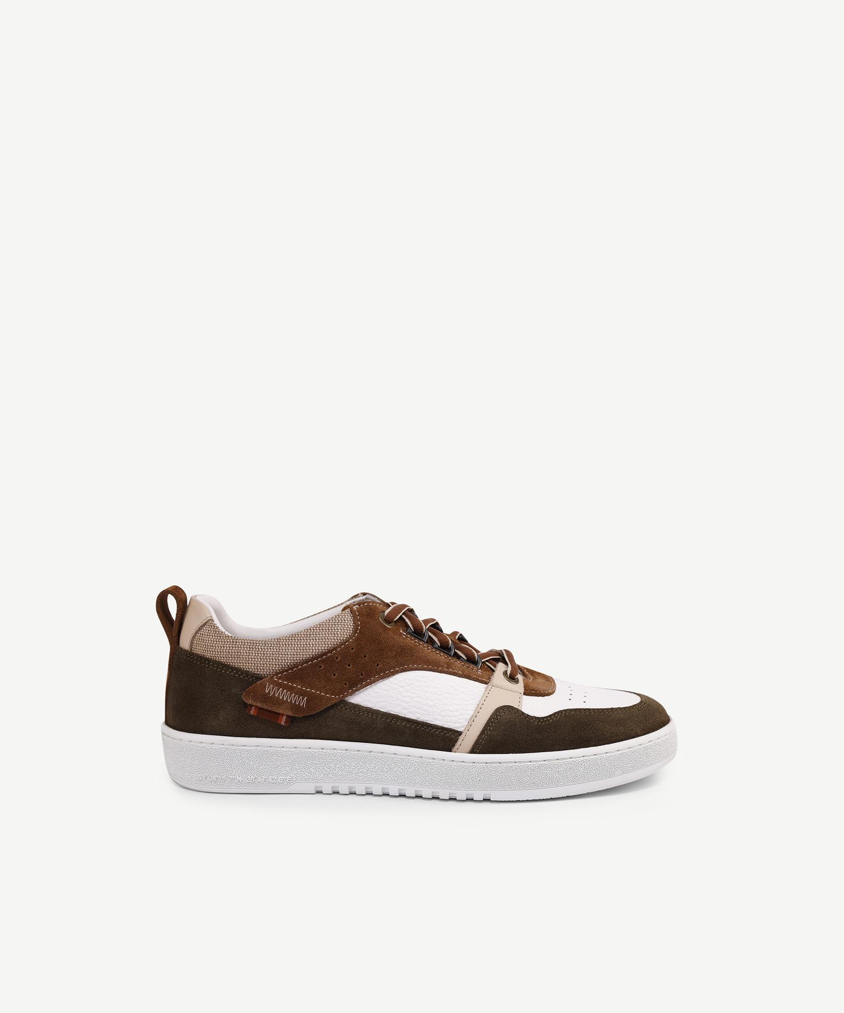 YARGICI Parçalı Deri Sneaker