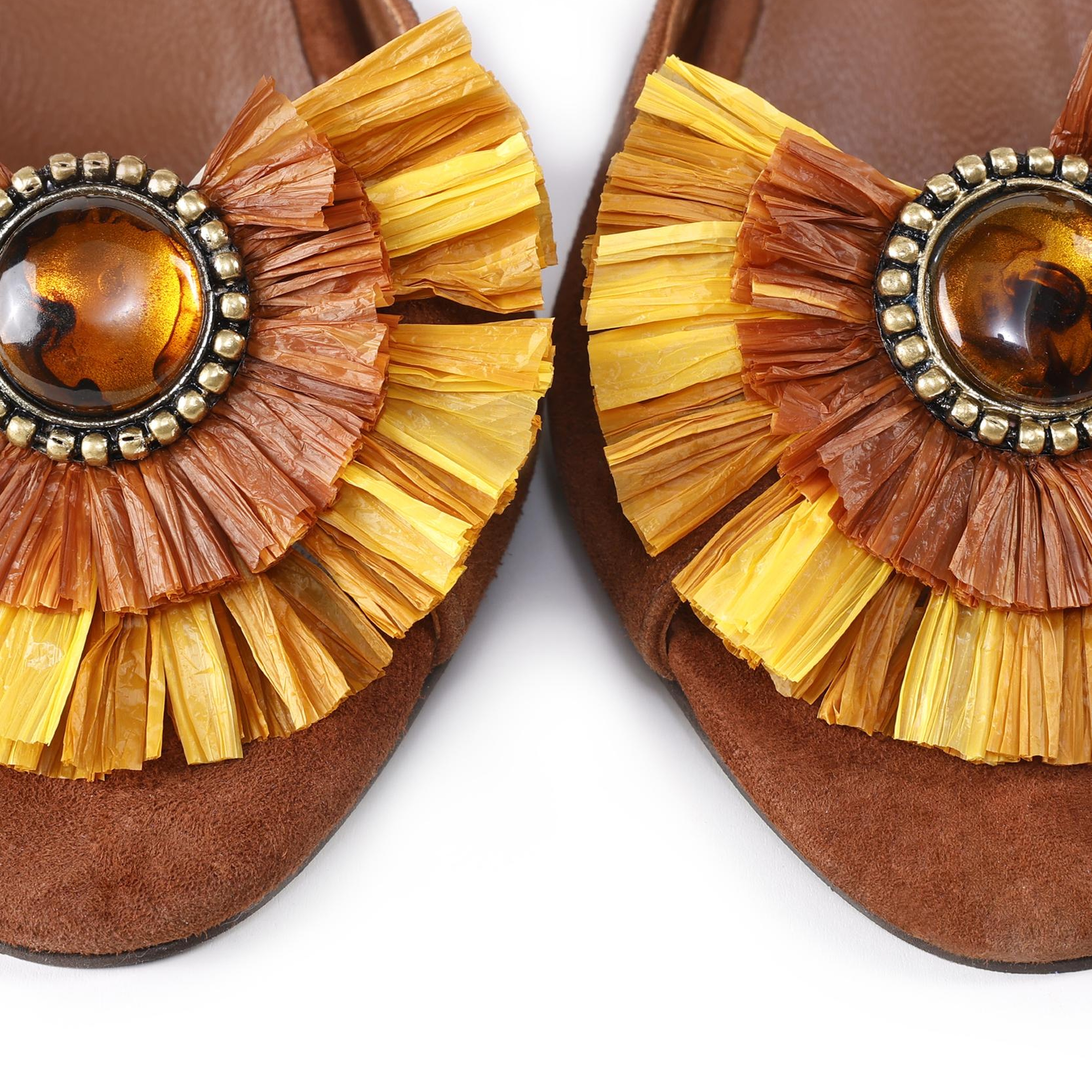 YARGICI Rafya Aksesuar Detaylı Topuklu Sandalet