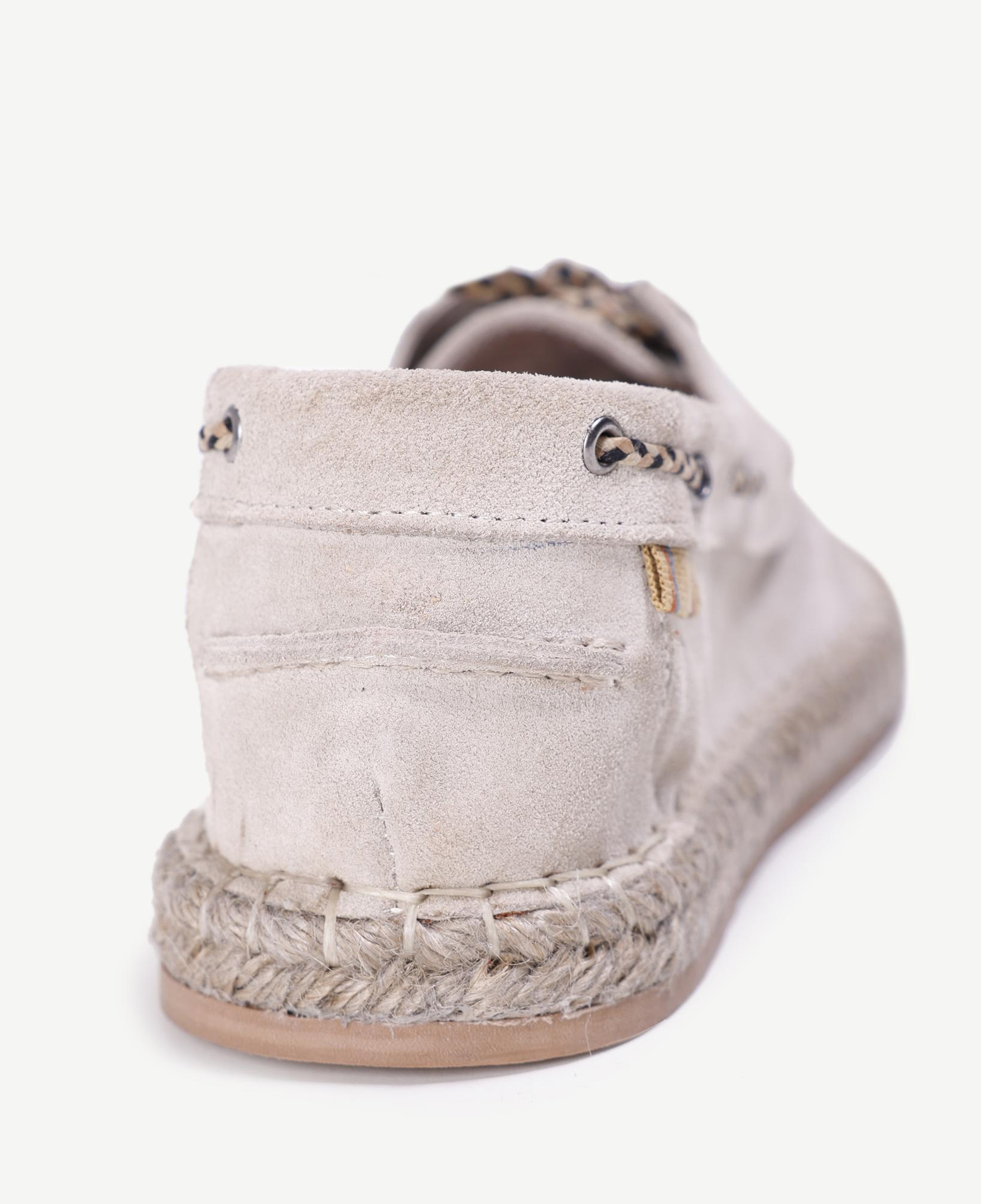 YARGICI Bağ Detaylı Maskülen Deri Espadril