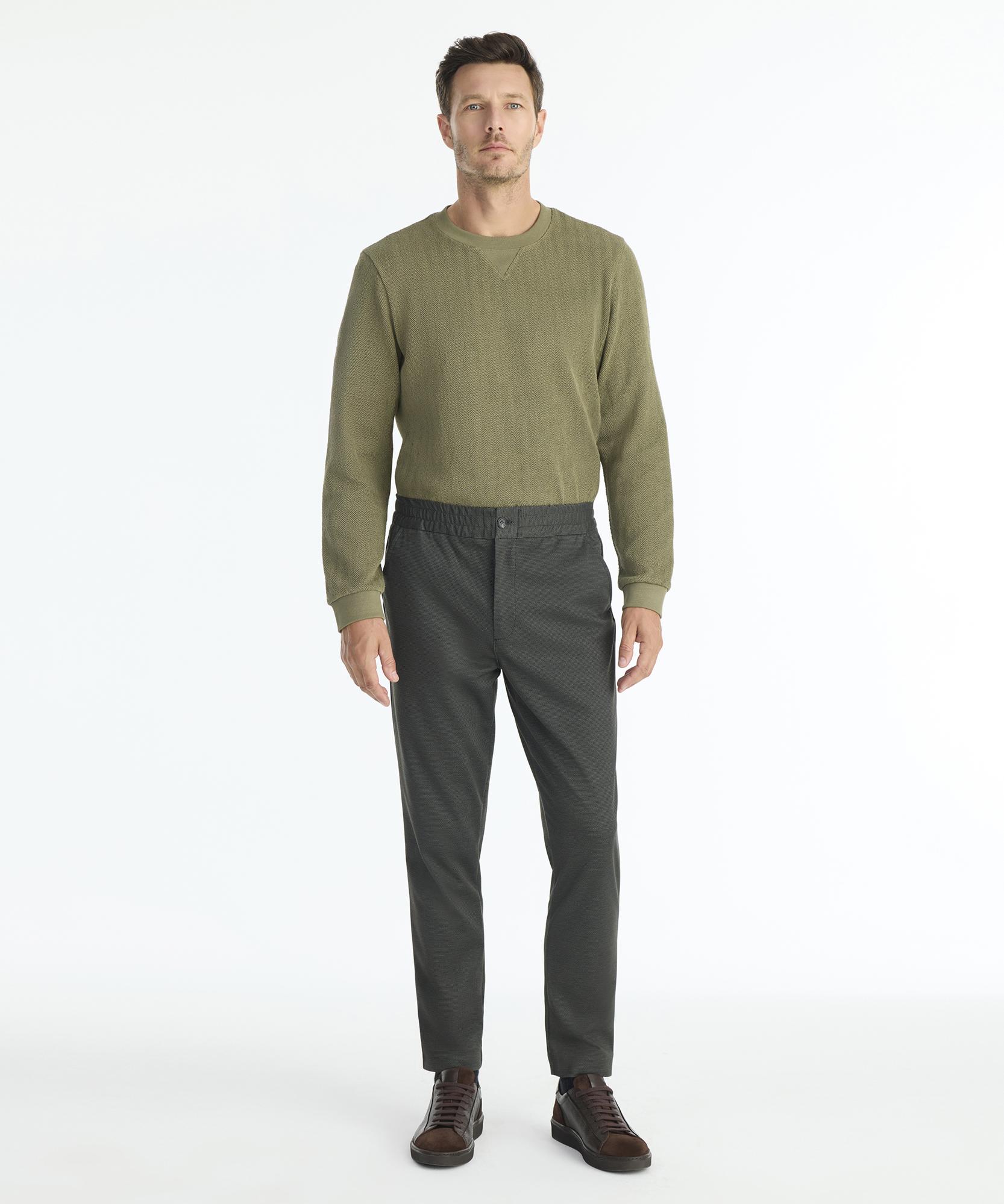 YARGICI Straight Beli Lastikli Pantolon