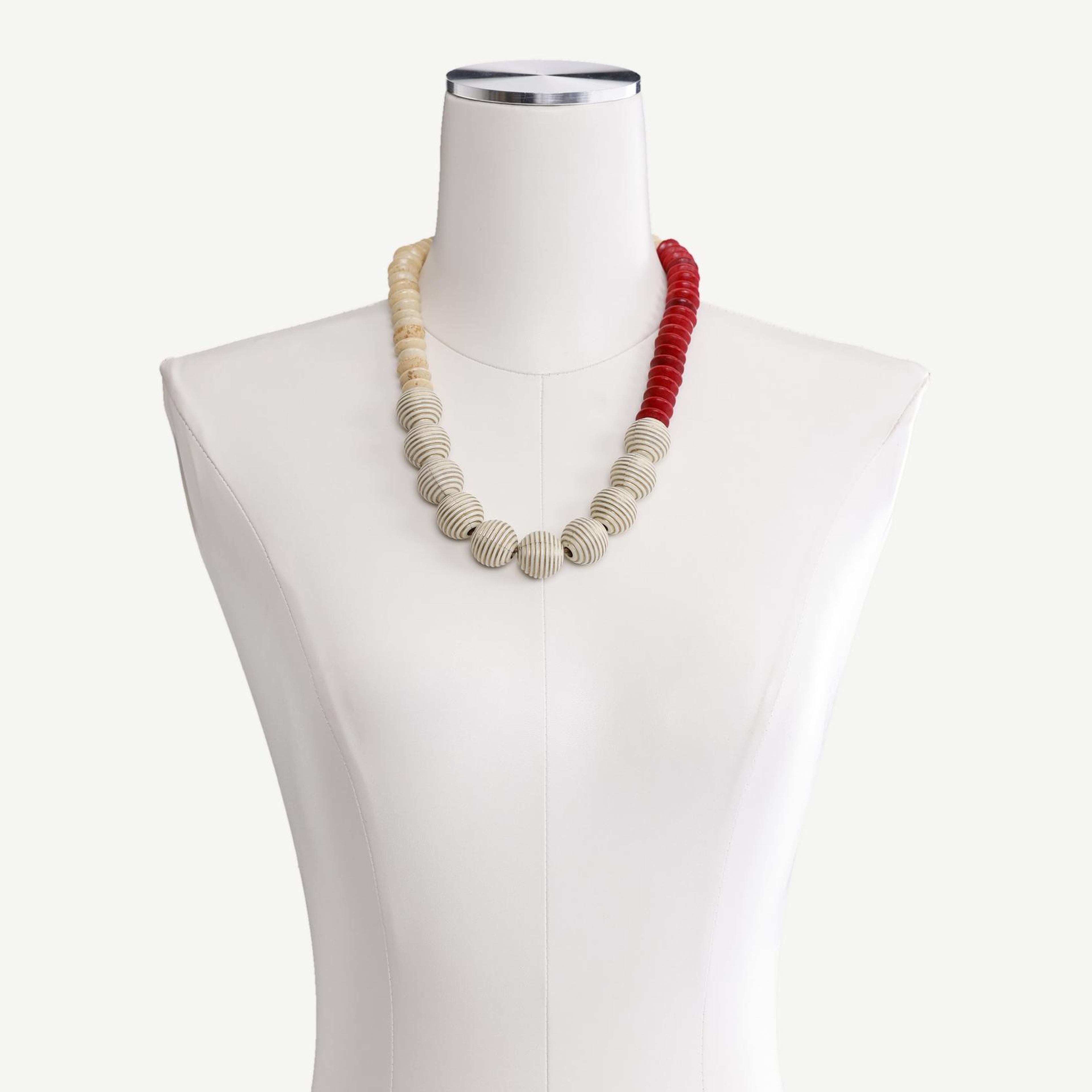 YARGICI Yuvarlak Formlu Uzun Kolye