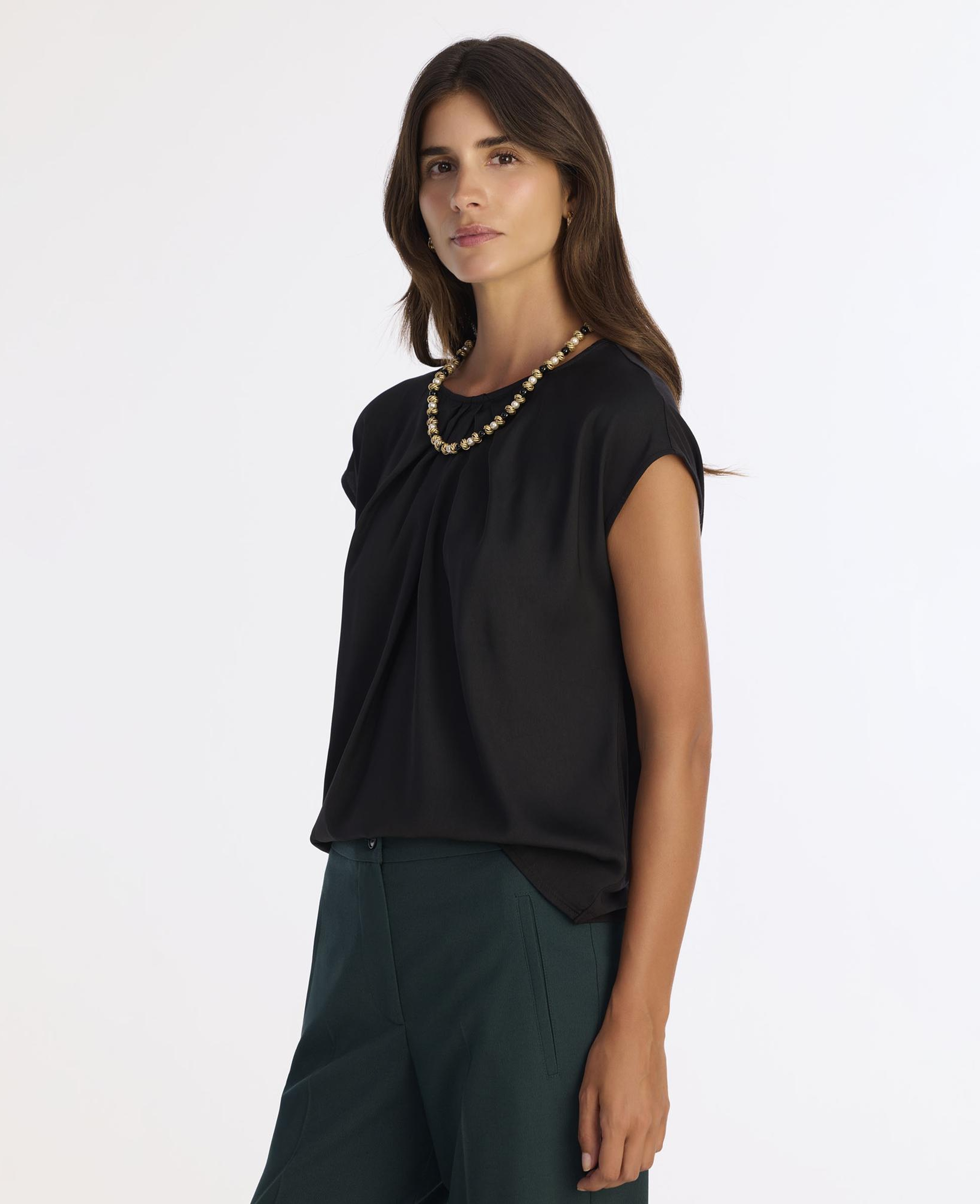 YARGICI Regular Bisiklet Yaka Kısa Kol Bluz