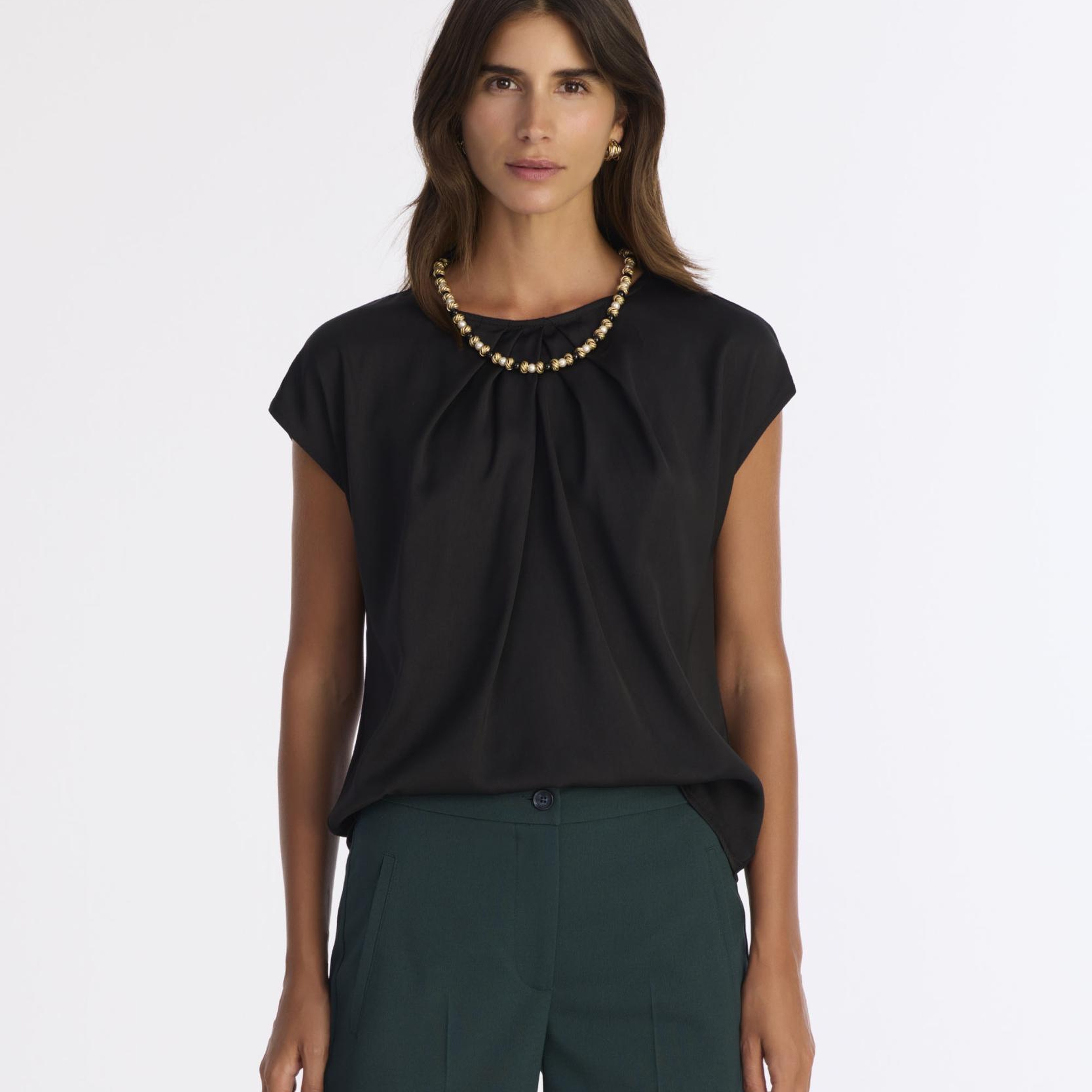 YARGICI Regular Bisiklet Yaka Kısa Kol Bluz