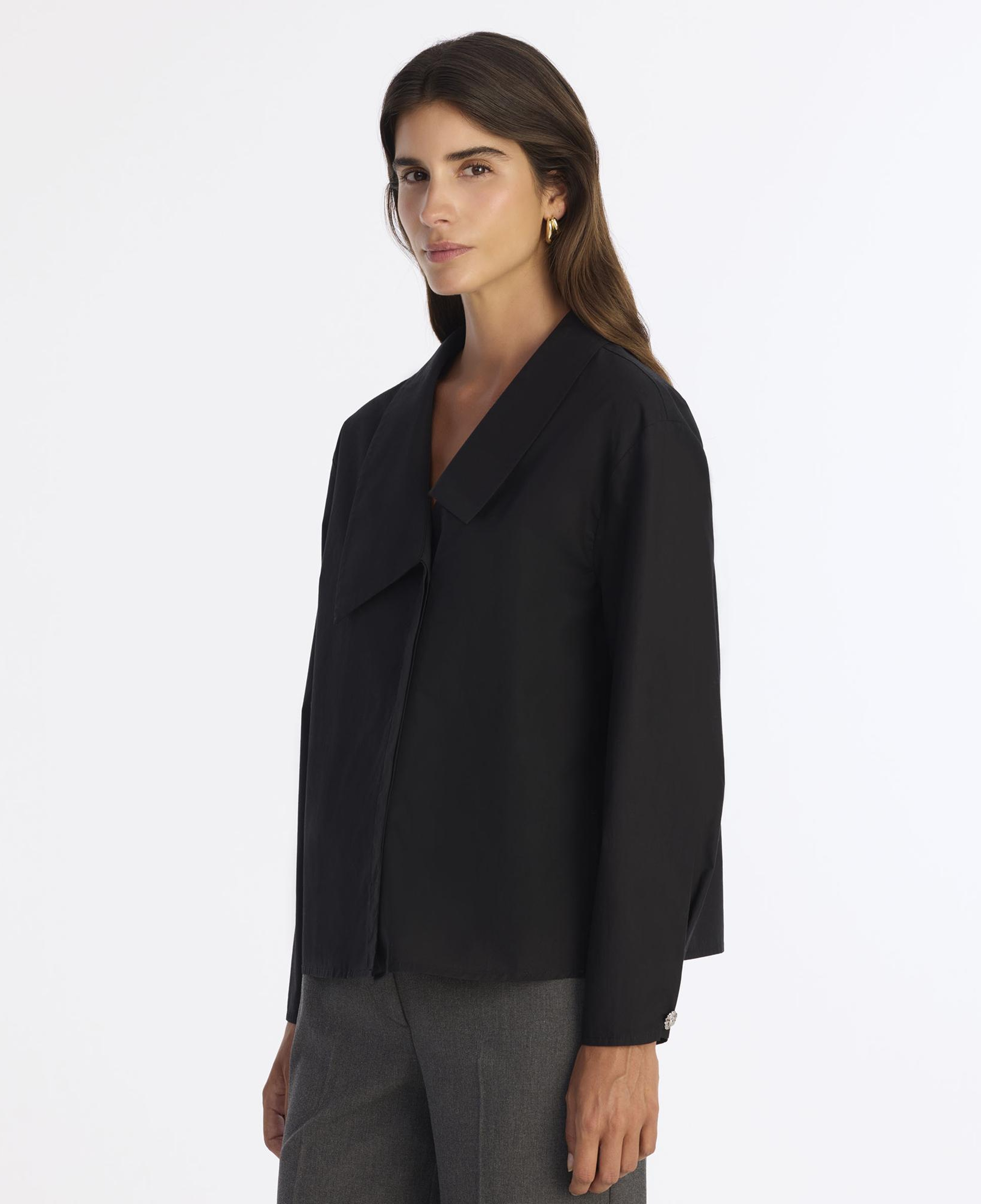 YARGICI Regular Şal Yaka Uzun Kol Gömlek