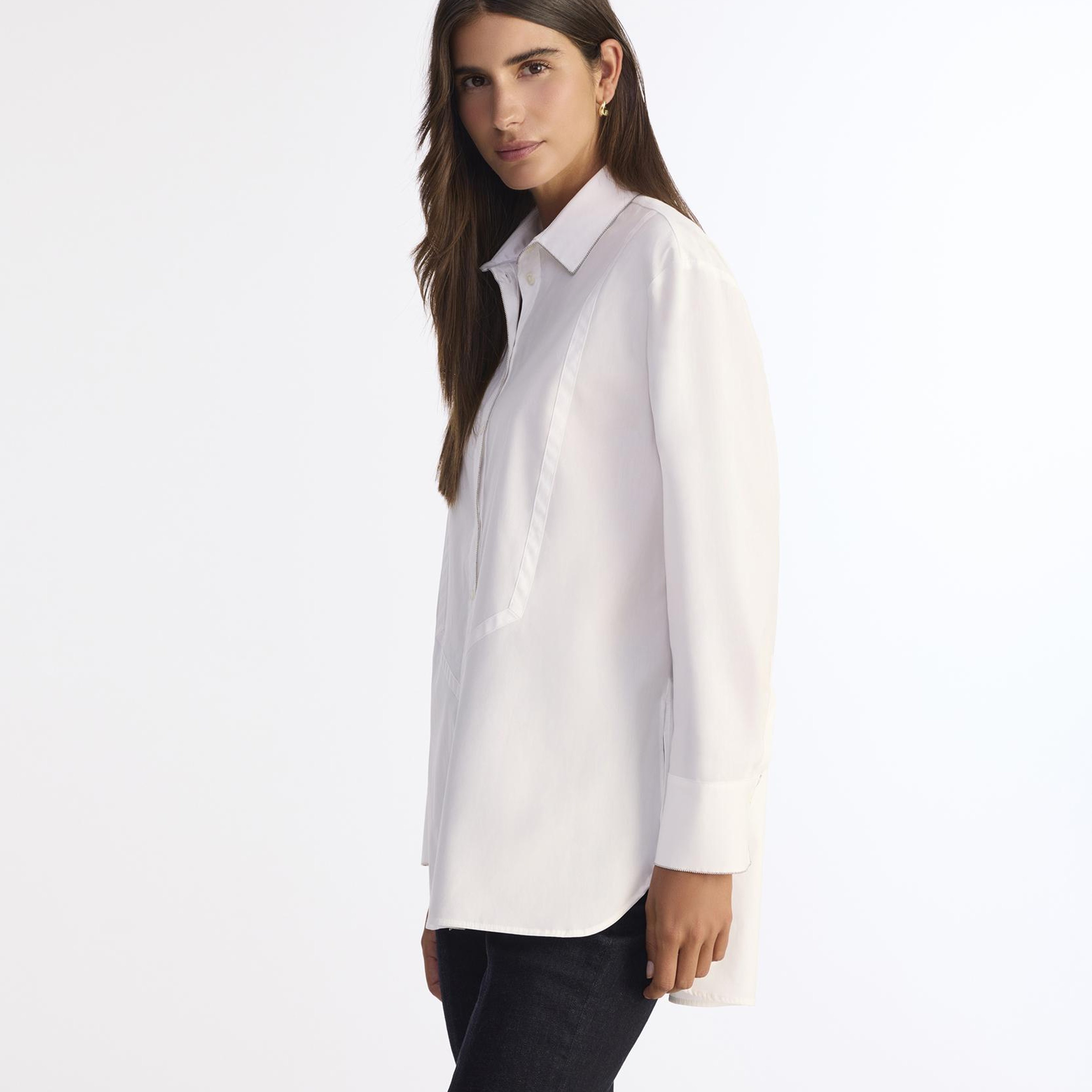 YARGICI Geniş Gömlek Yaka Uzun Kol Gömlek