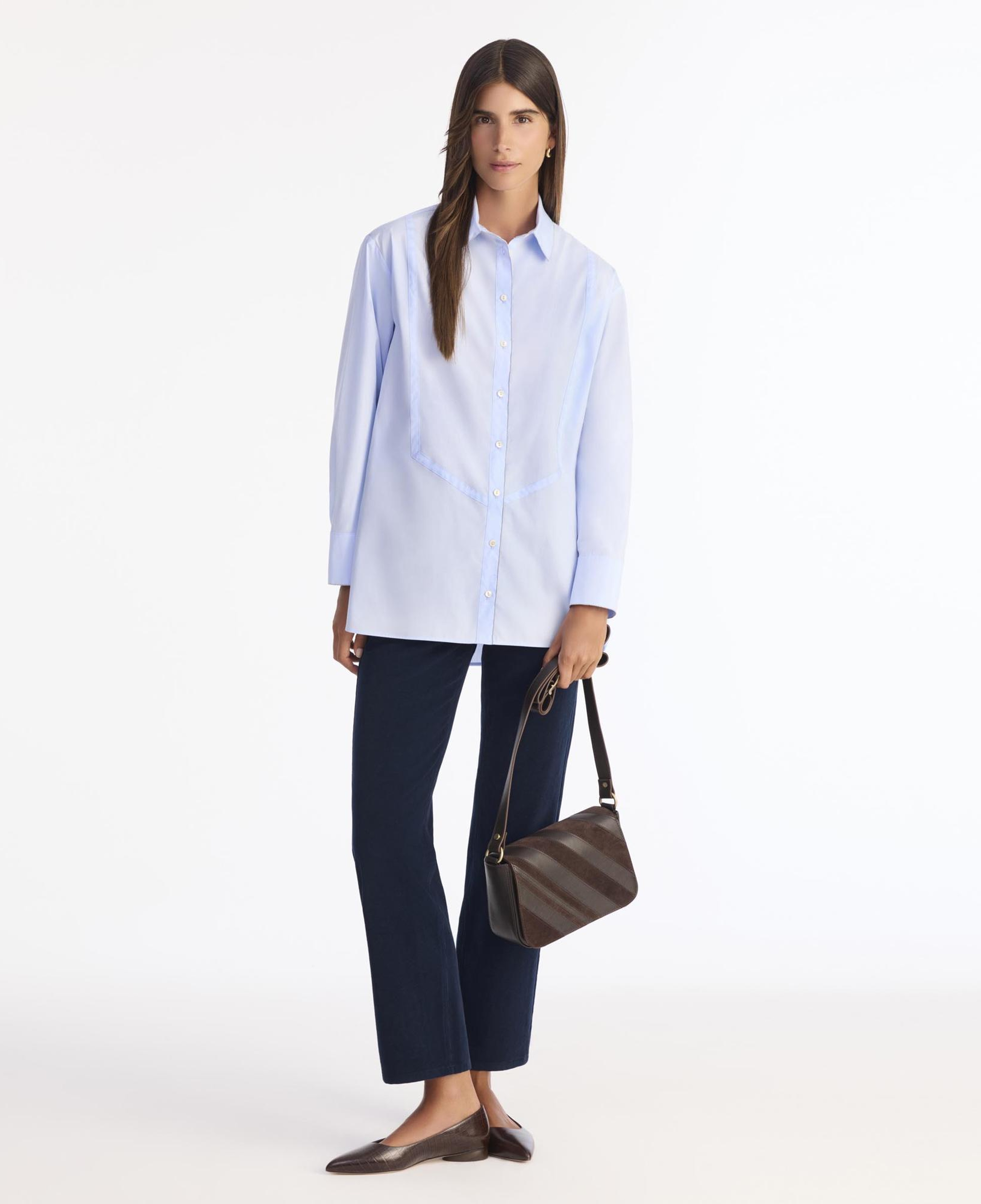 YARGICI Geniş Gömlek Yaka Uzun Kol Gömlek