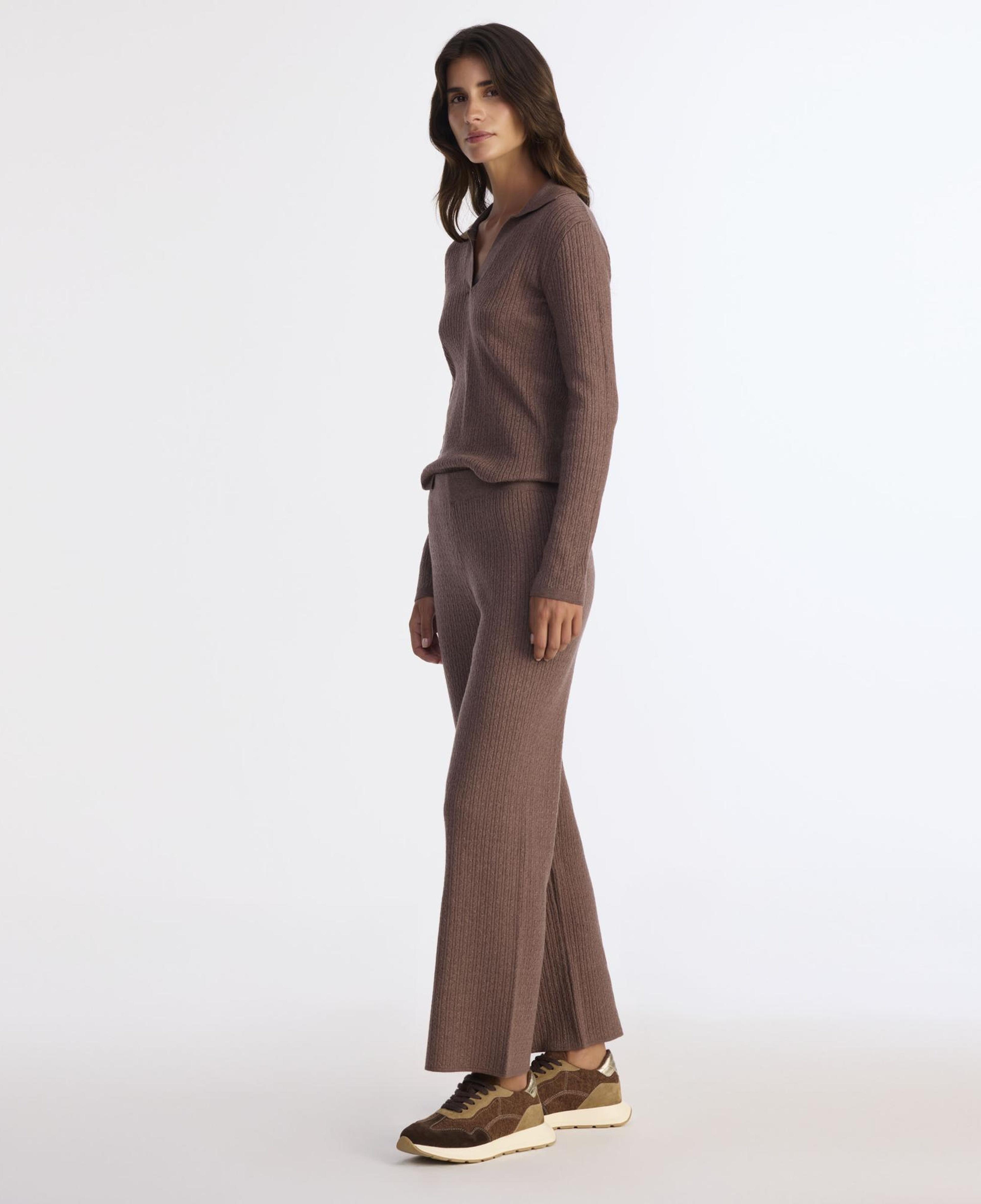 YARGICI Normal Bel Rahat Kalıp Triko Pantolon