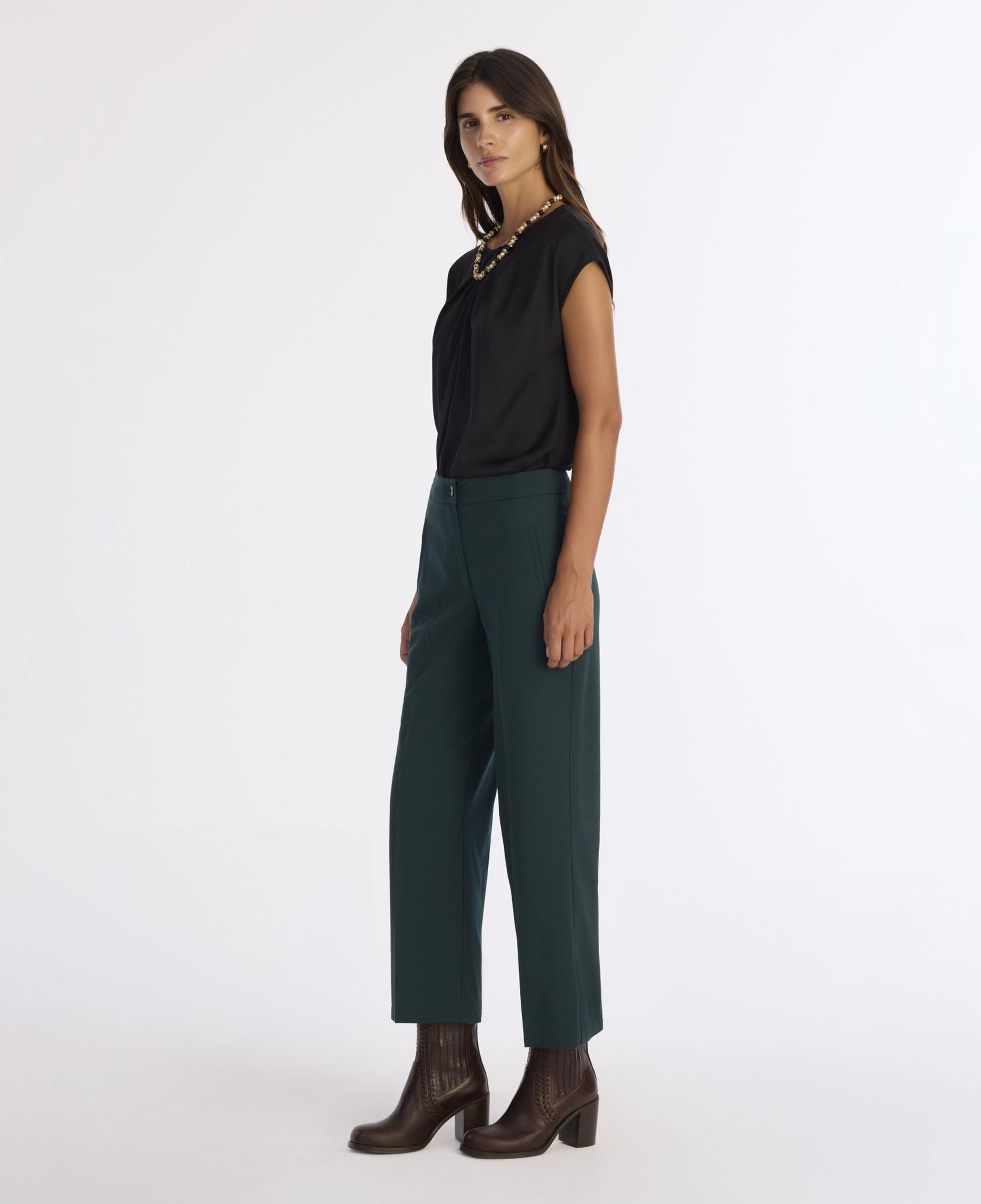 YARGICI Düz Yüksek Bel Pantolon