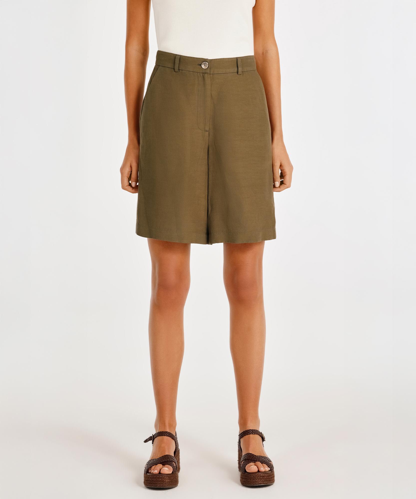 YARGICI Düz Kalıplı Bermuda