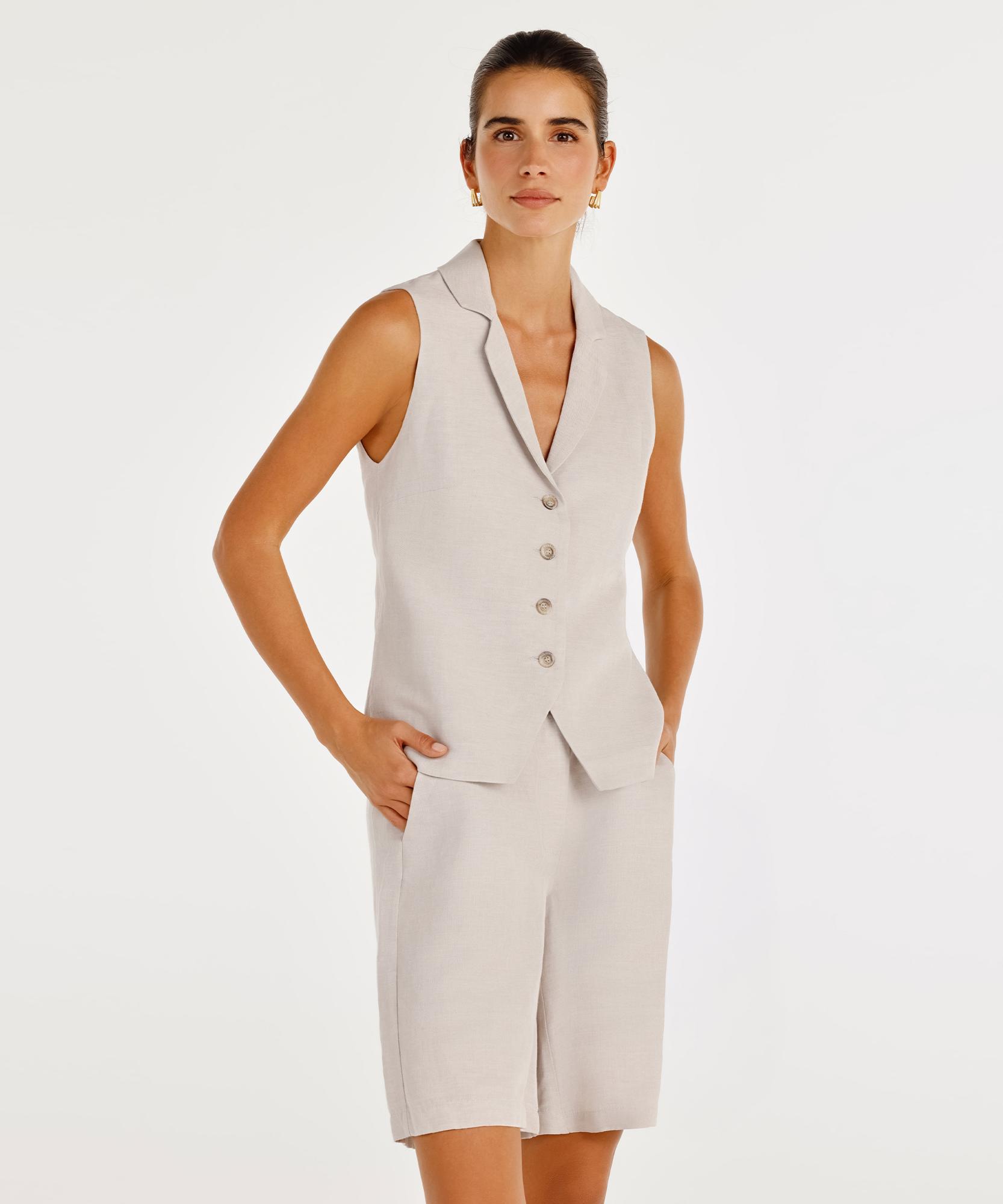 YARGICI Düz Kalıplı Bermuda