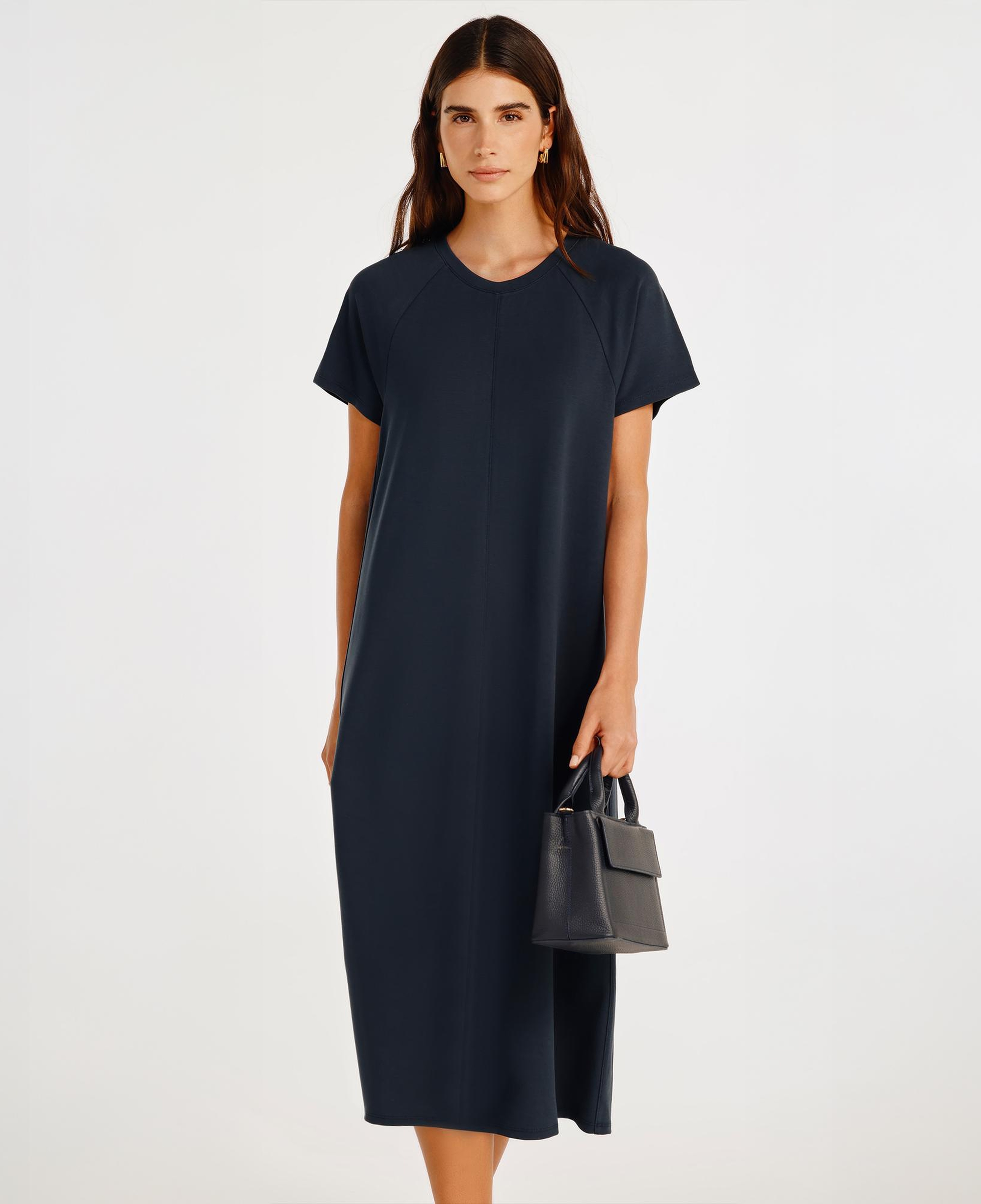 YARGICI Bisiklet Yaka Reglan Kol Elbise