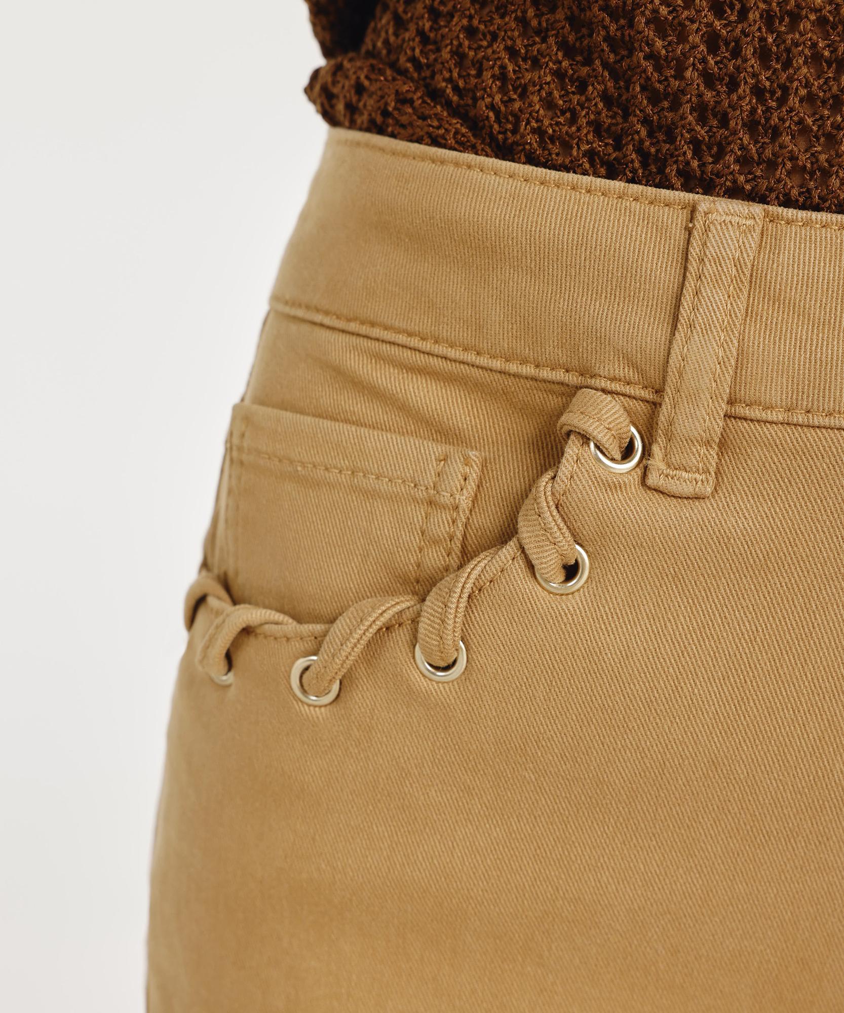 YARGICI Cep Detaylı Dar Kalıp Pantolon