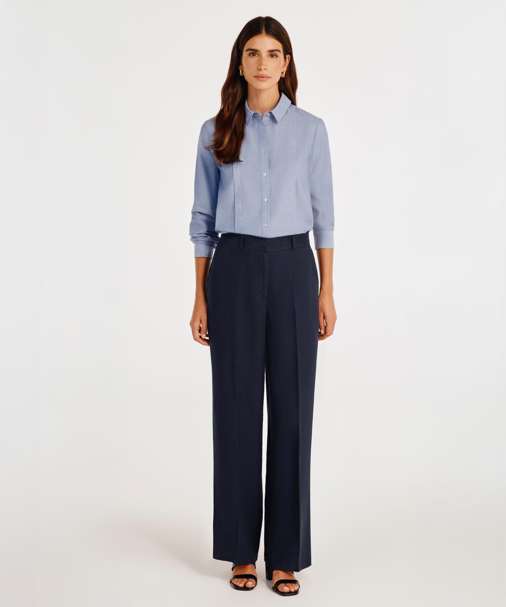 YARGICI Düz Kalıp Ütü İzli Pantolon