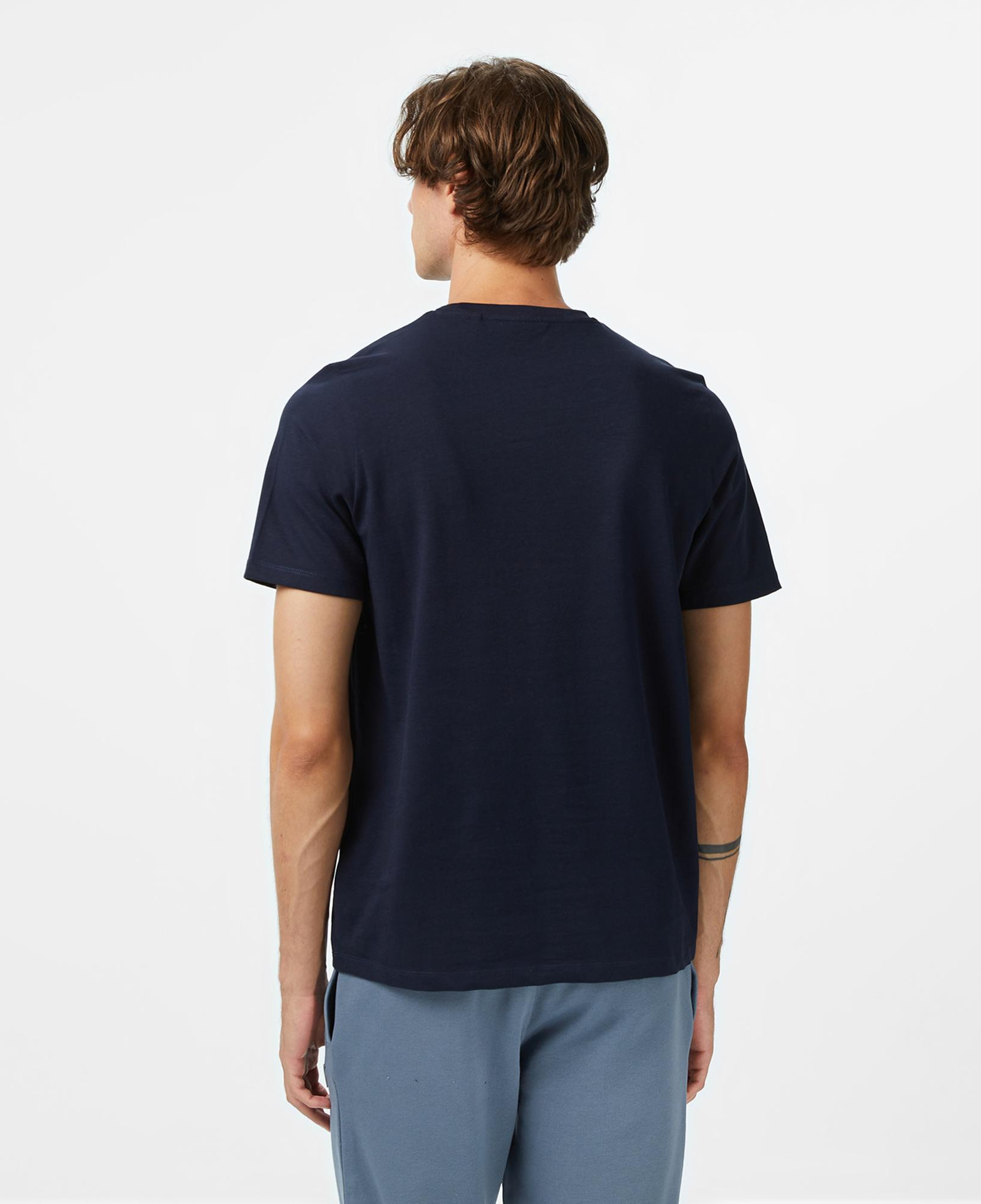 Guess Patch Regular Fit Erkek Lacivert T-Shirt