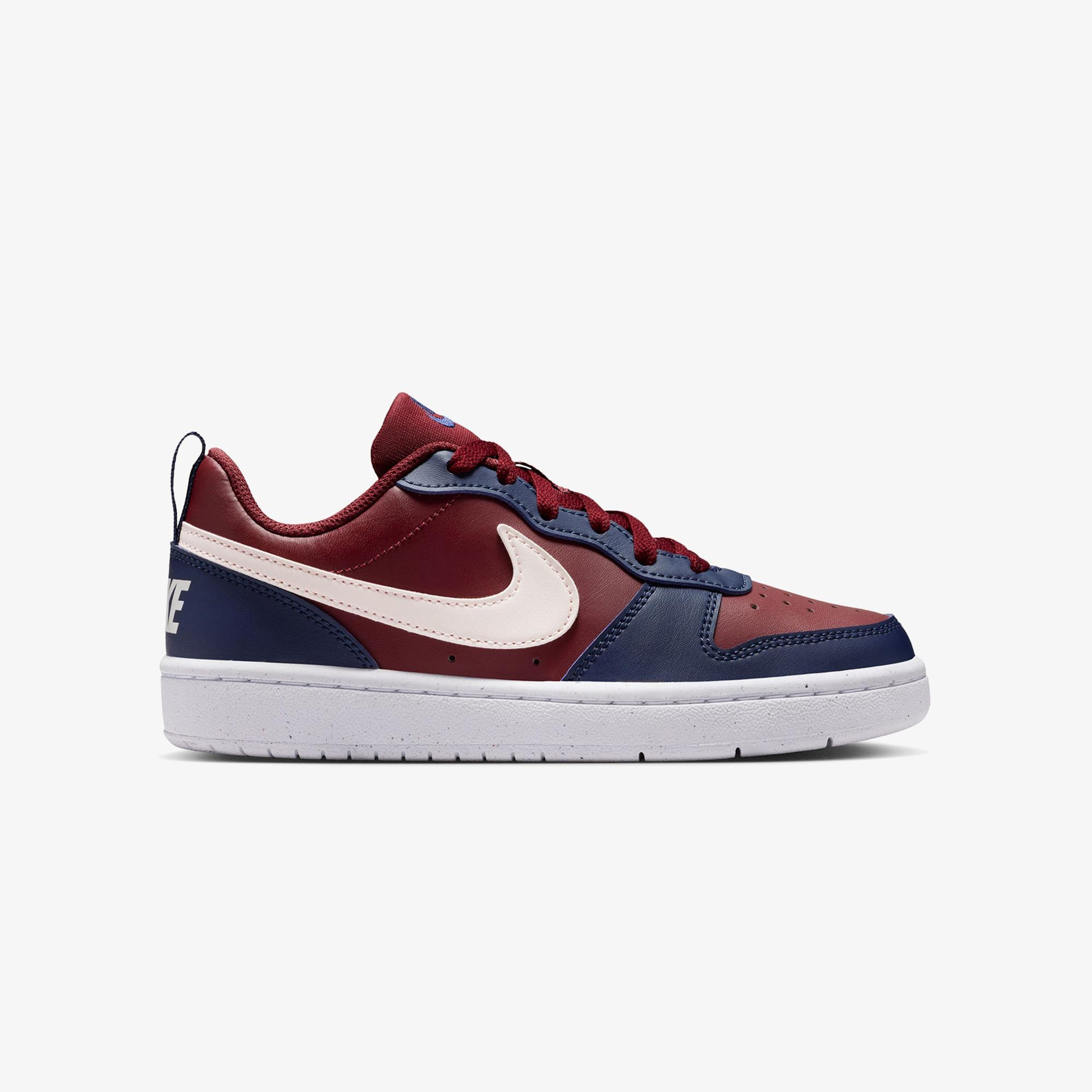 Nike Court Borough Low Recraft Bordo Spor Ayakkabı