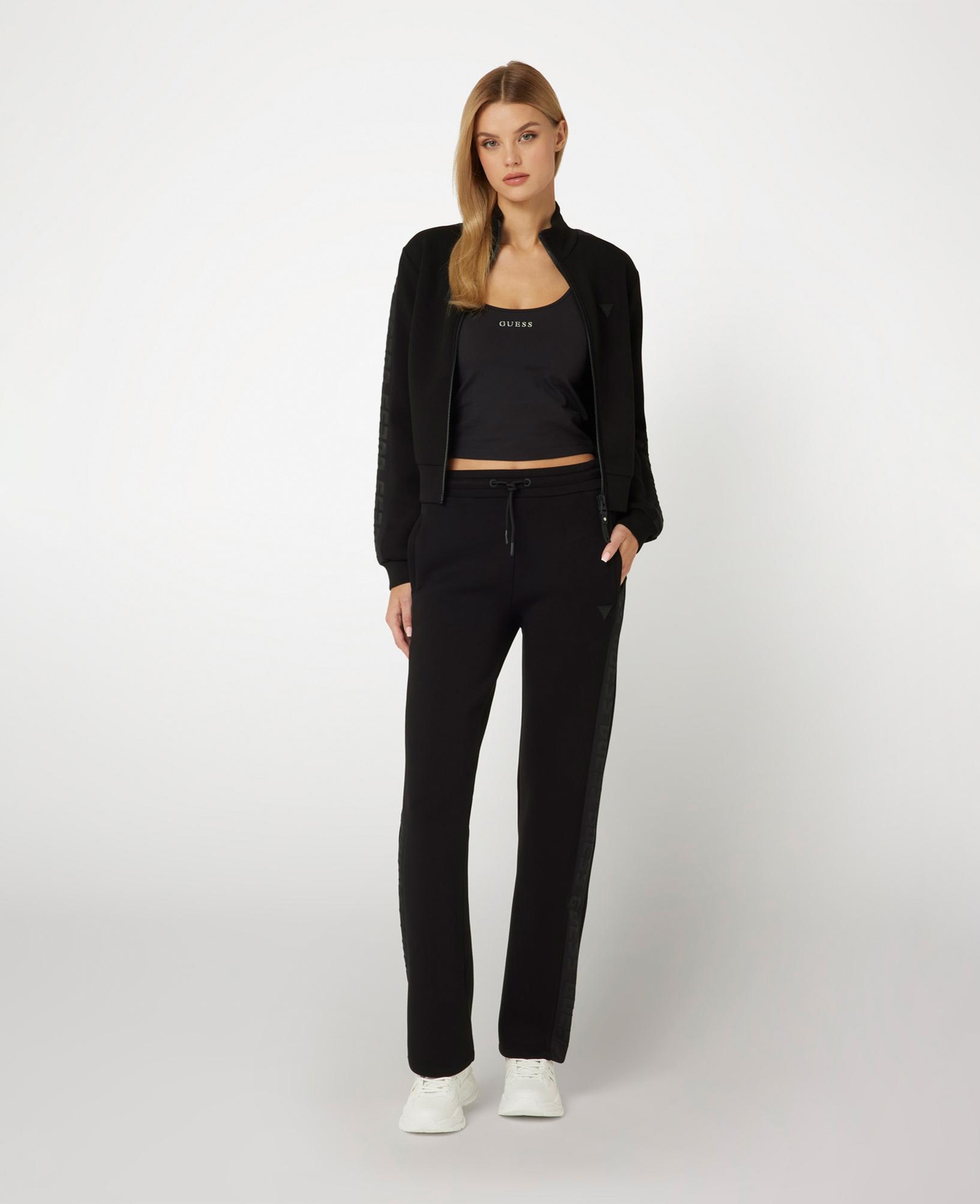 Guess Brenda Scubaaight Kadın Siyah Eşofman Altı