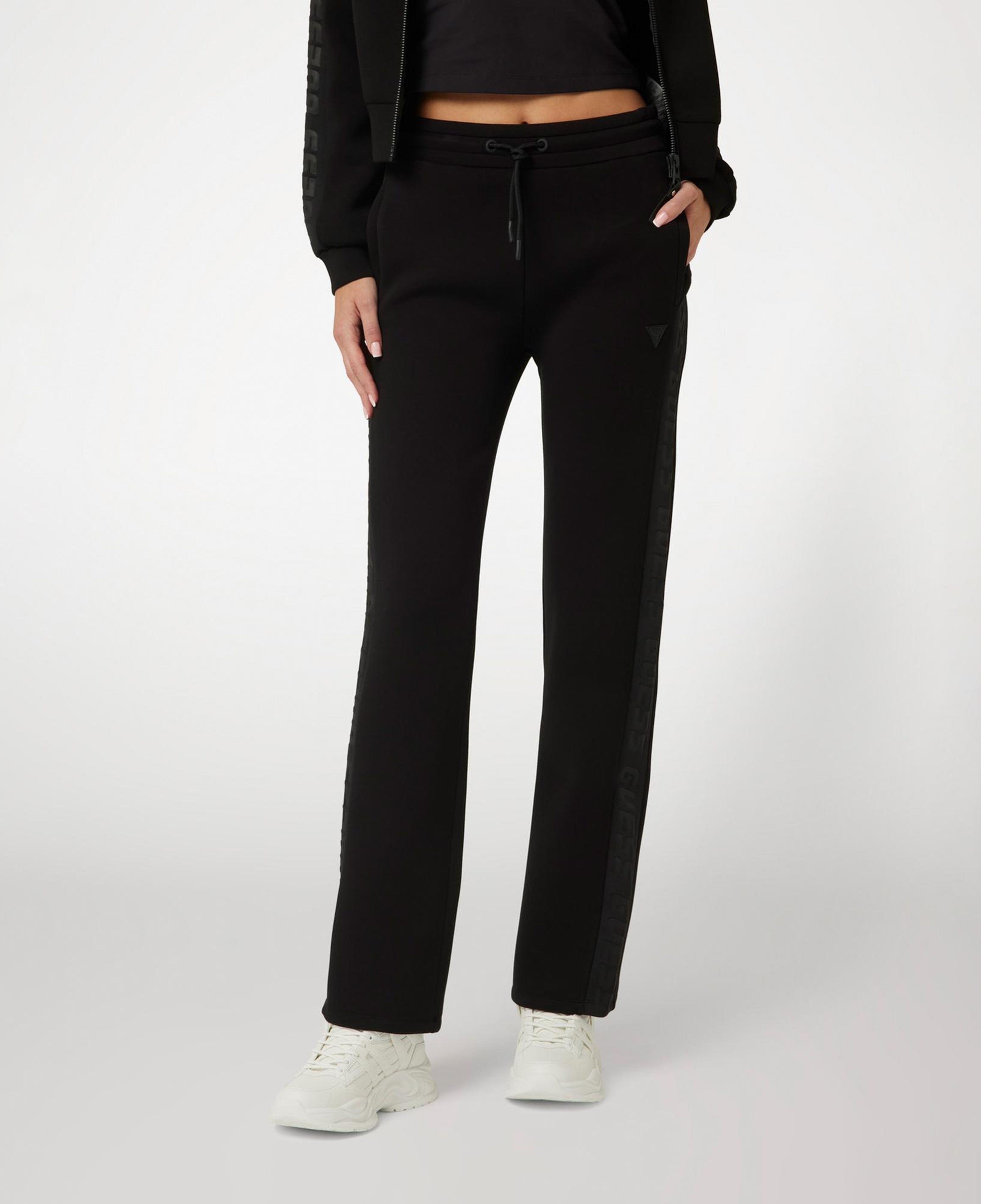 Guess Brenda Scubaaight Kadın Siyah Eşofman Altı