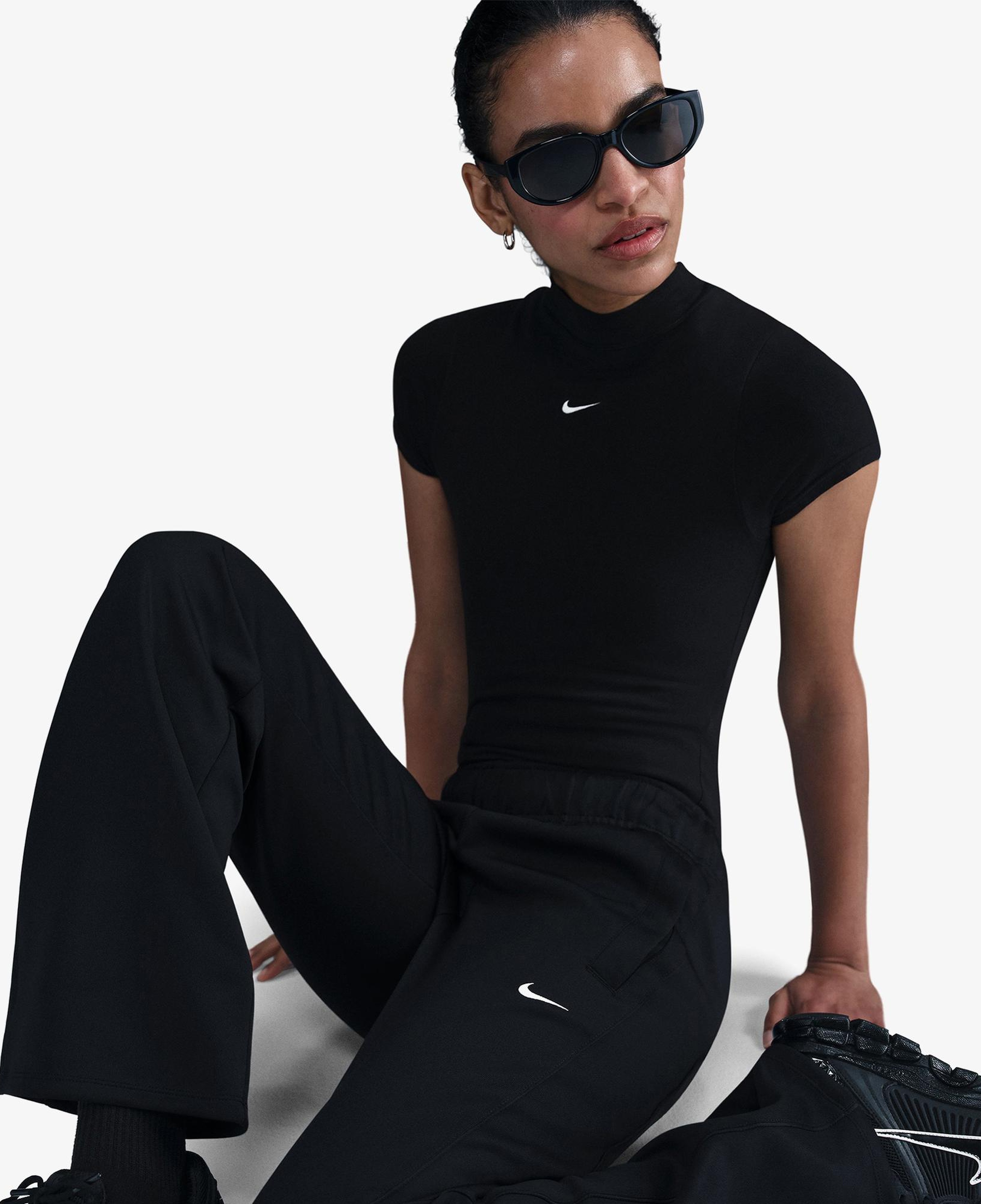 Nike Sportswear Windrunner Poly Knit Kadın Siyah Eşofman Altı