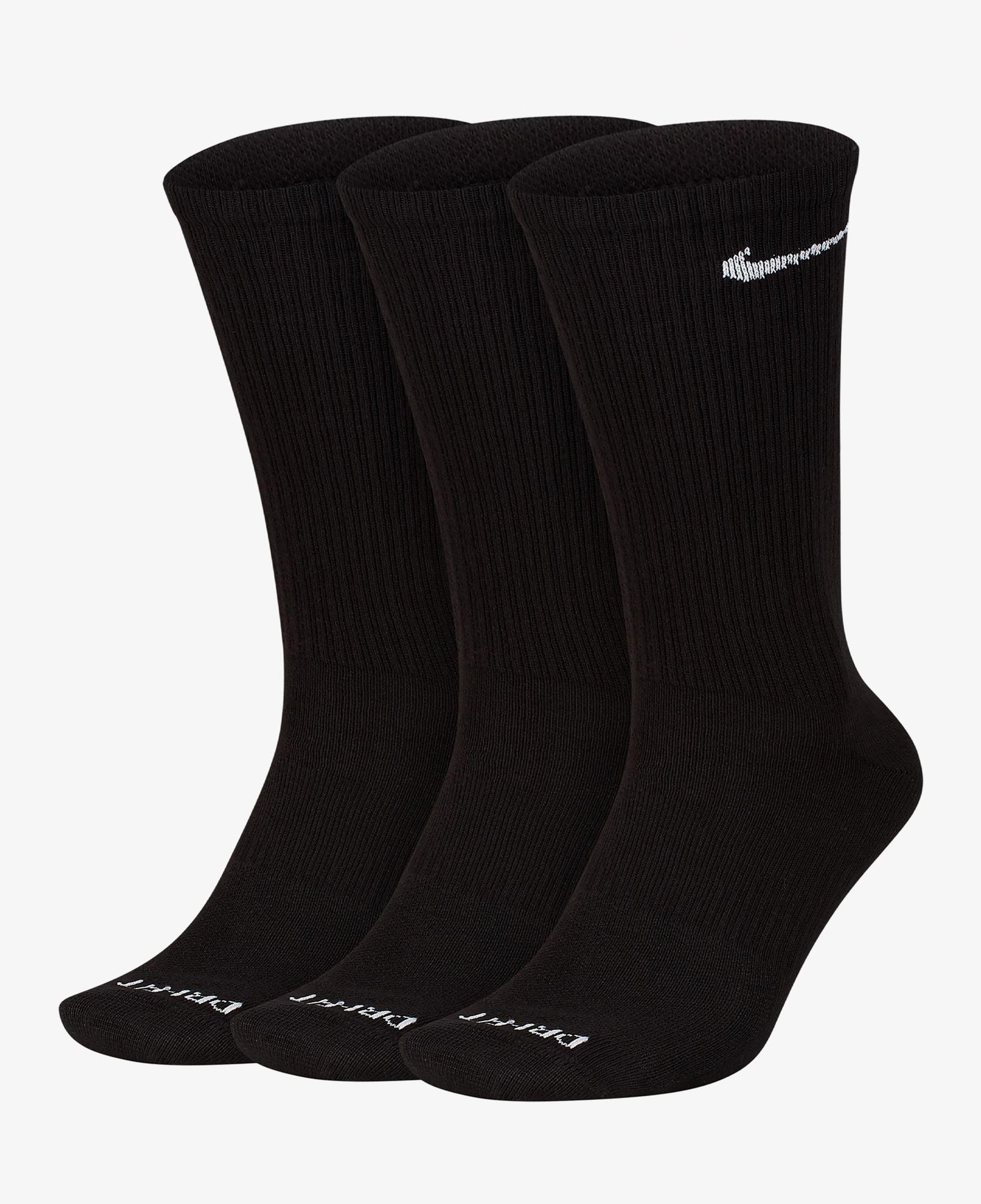 Nike Everyday Plus Lightweight 3' lü Erkek Siyah Çorap