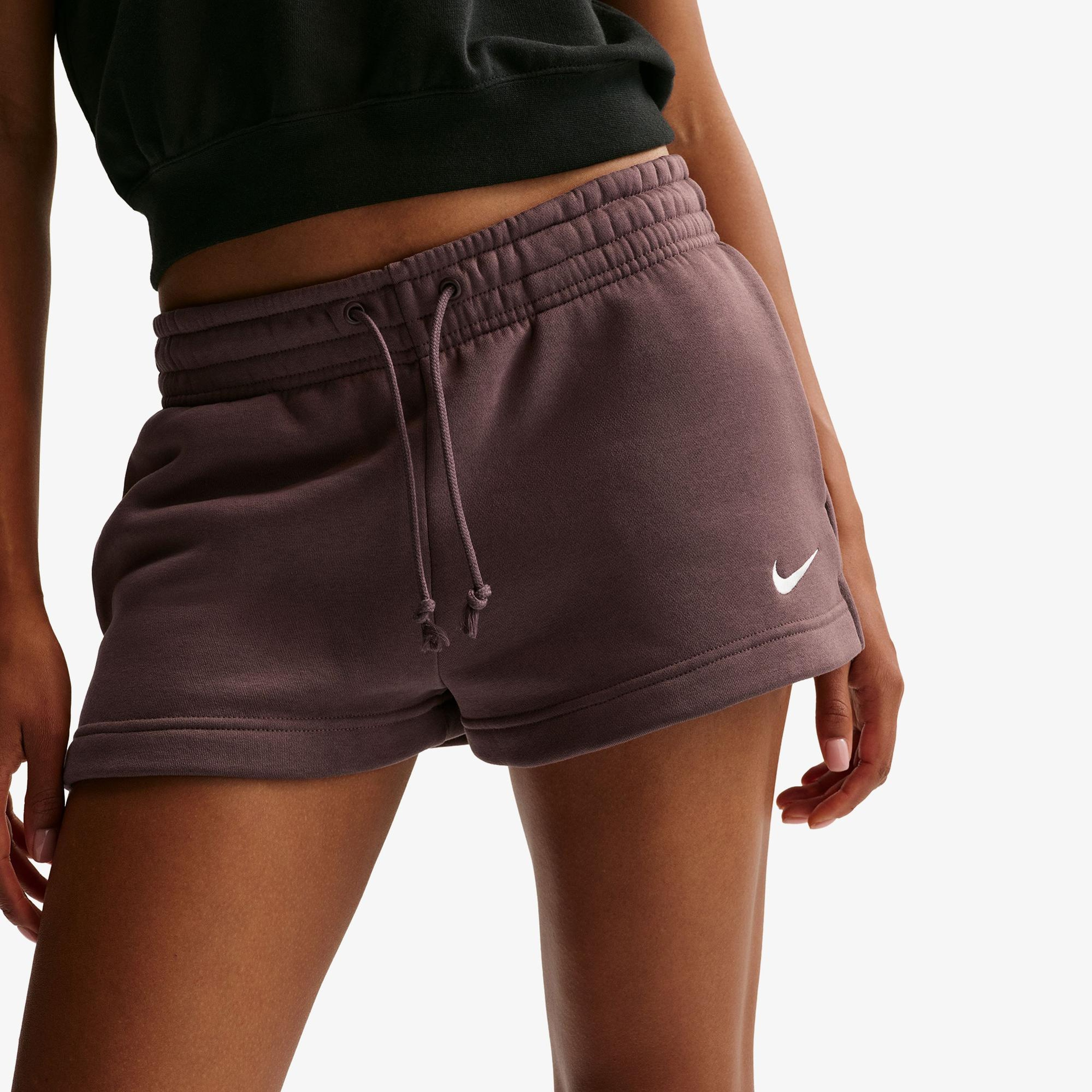 Nike Sportswear Phoenix Fleece 5 cm Kadın Kahverengi Şort