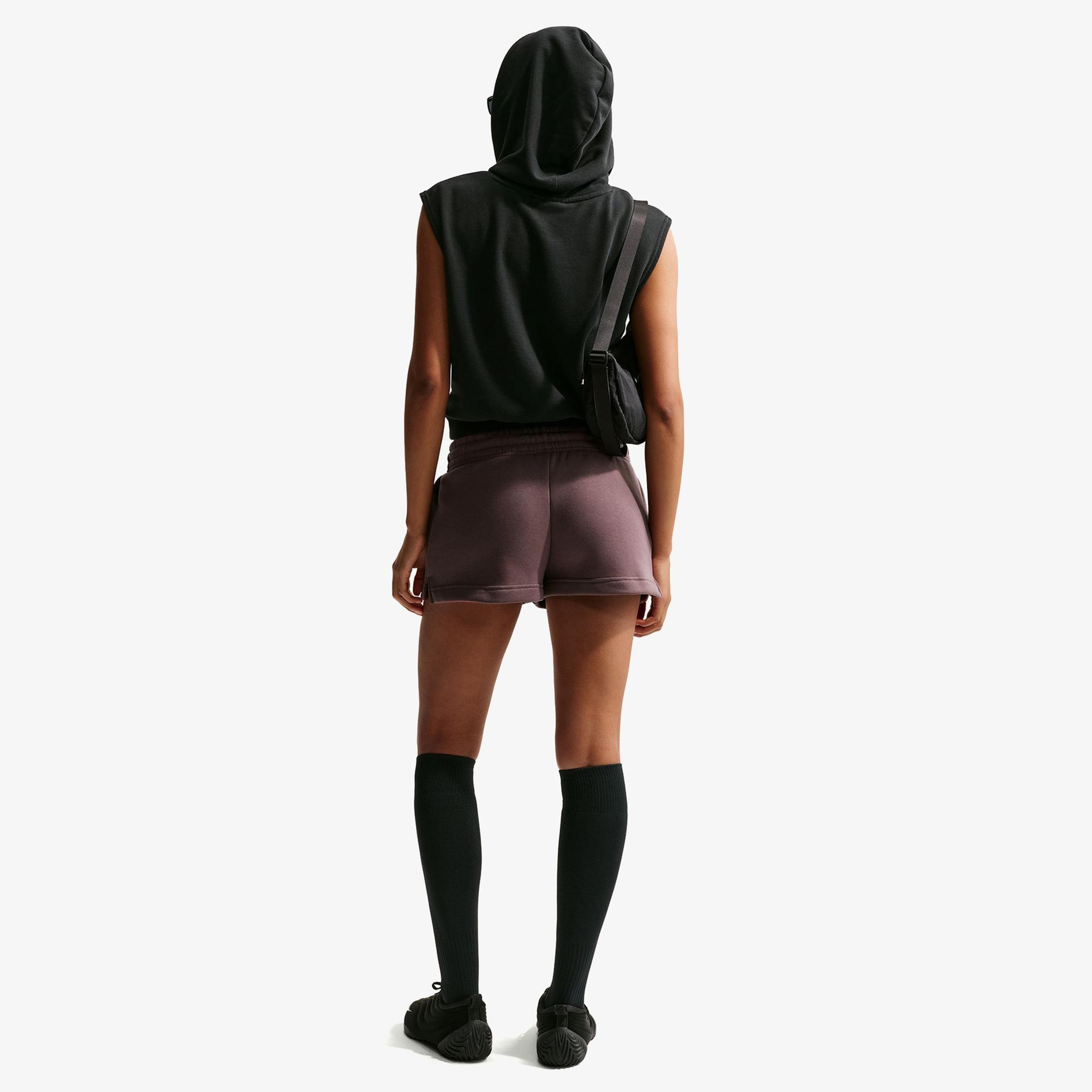 Nike Sportswear Phoenix Fleece 5 cm Kadın Kahverengi Şort