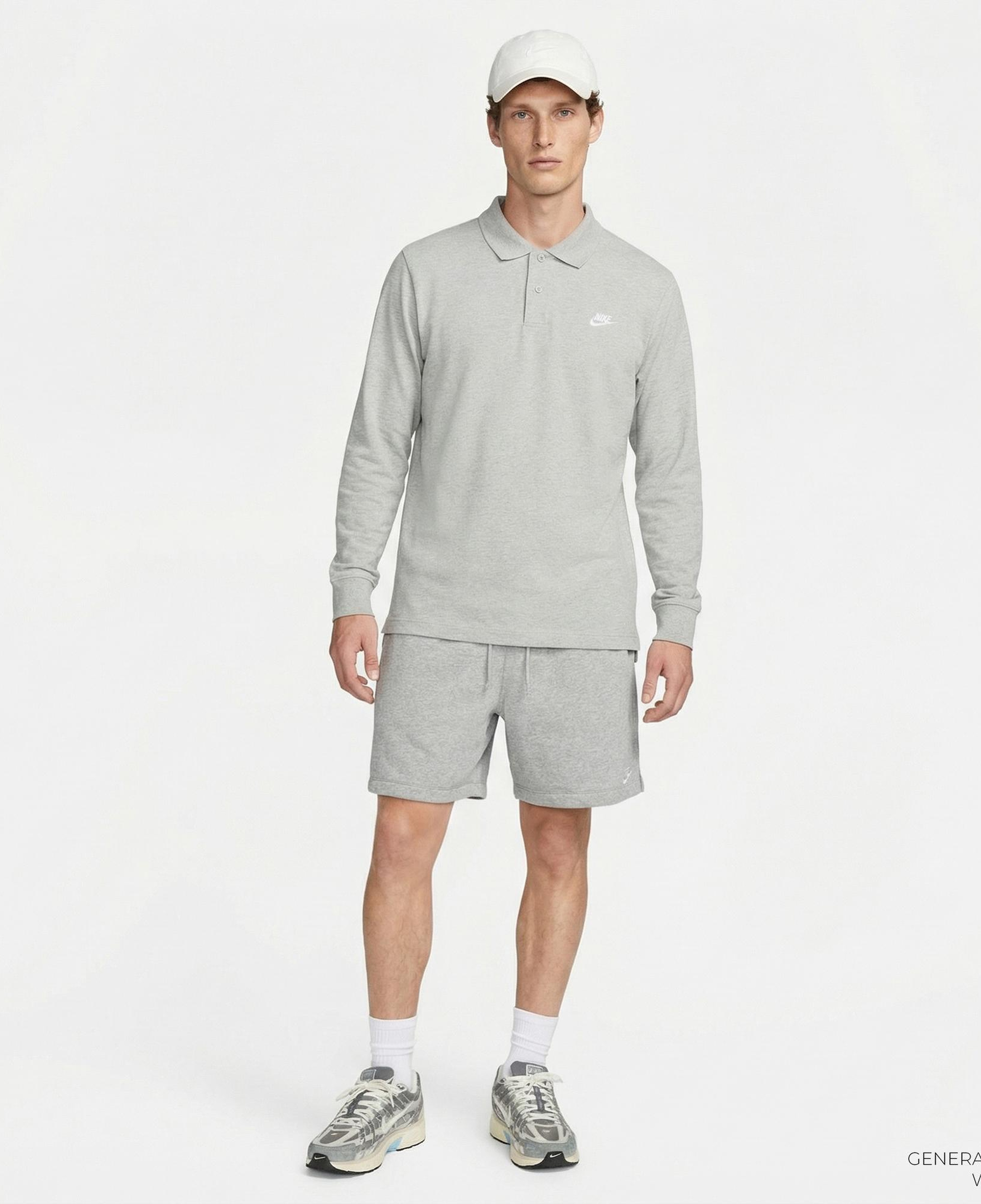 Nike Club Erkek Gri Şort