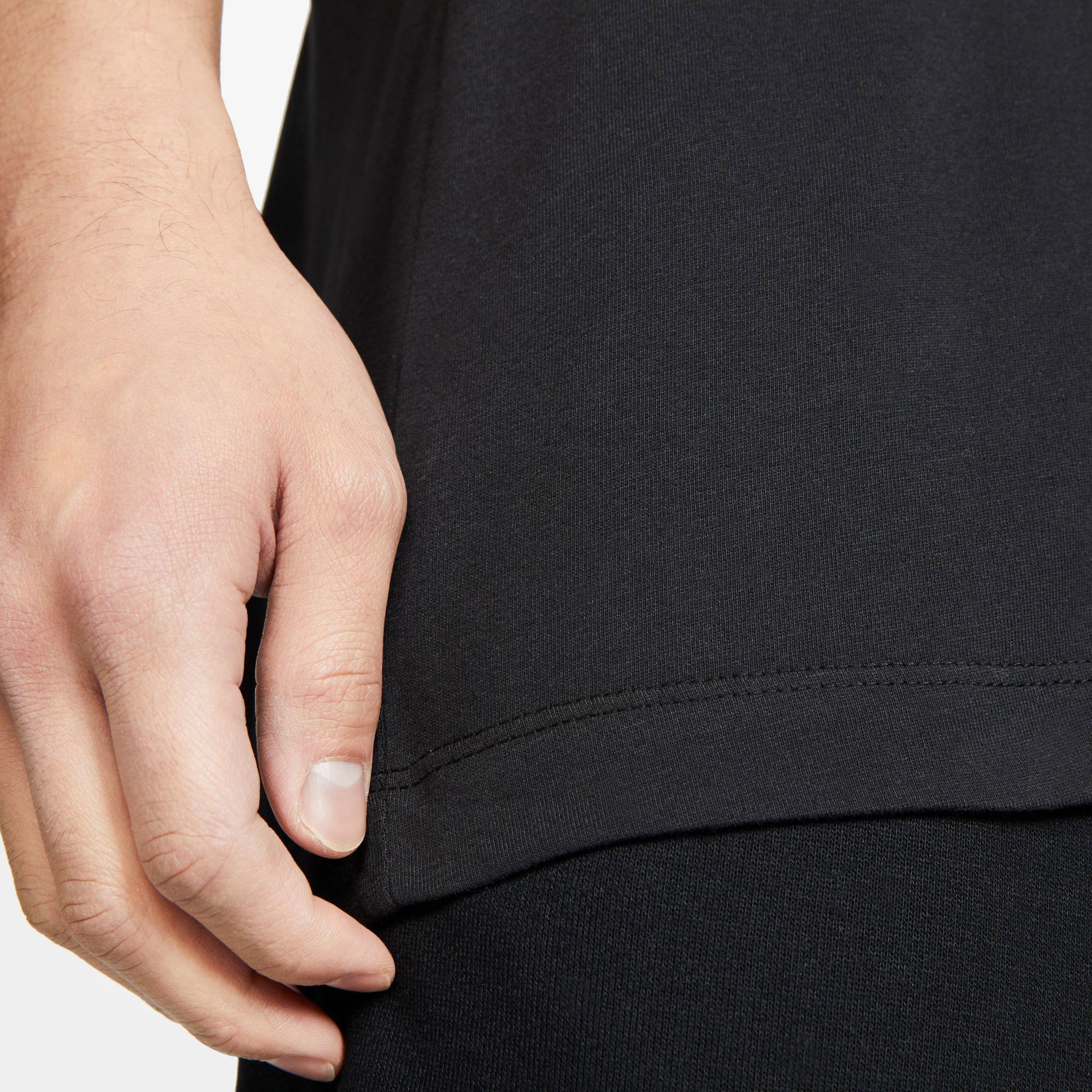 Nike Dri-Fit Tank Solid Erkek Siyah Kolsuz T-Shirt