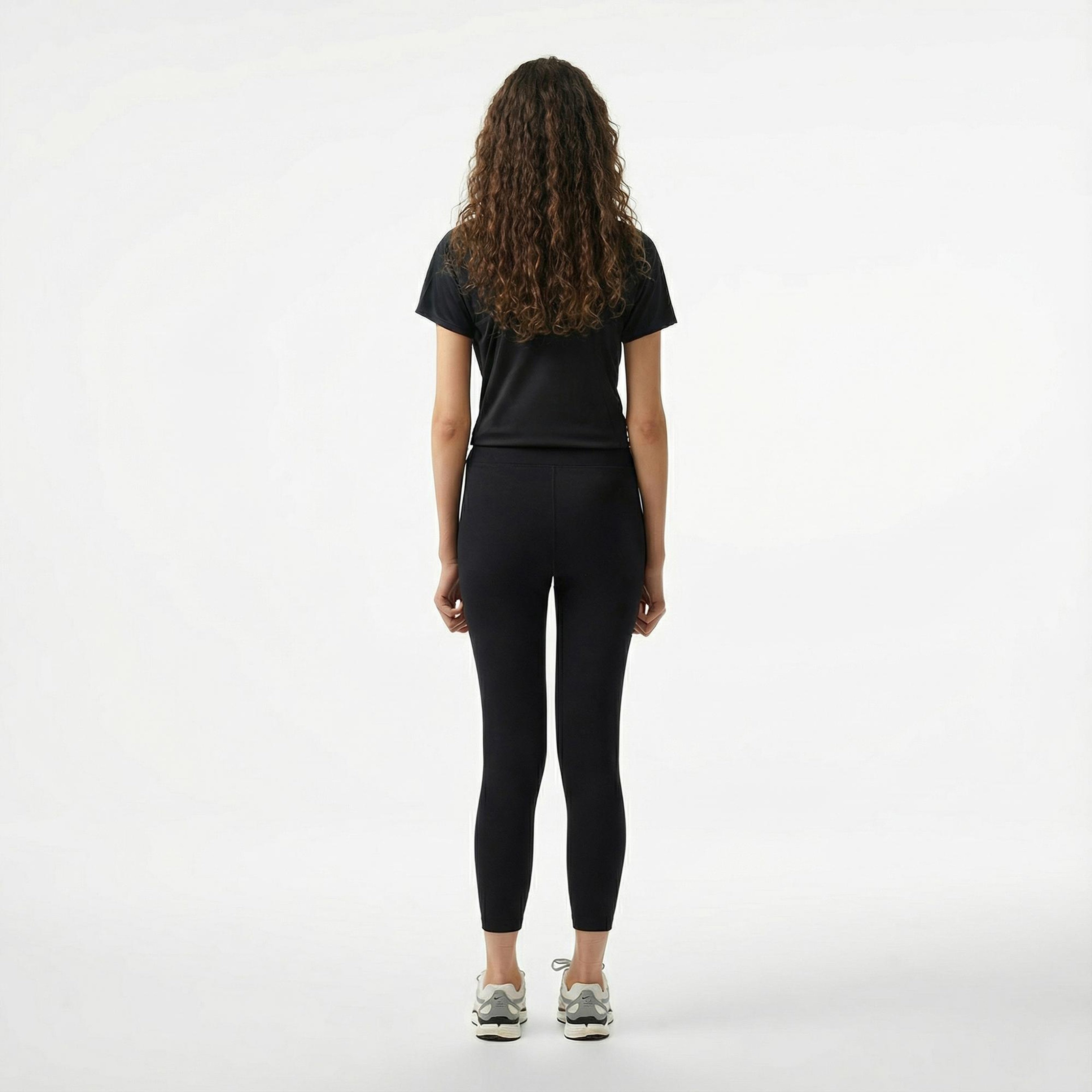 Nike Sportswear Classic High Rise 7/8 Kadın Siyah Tayt