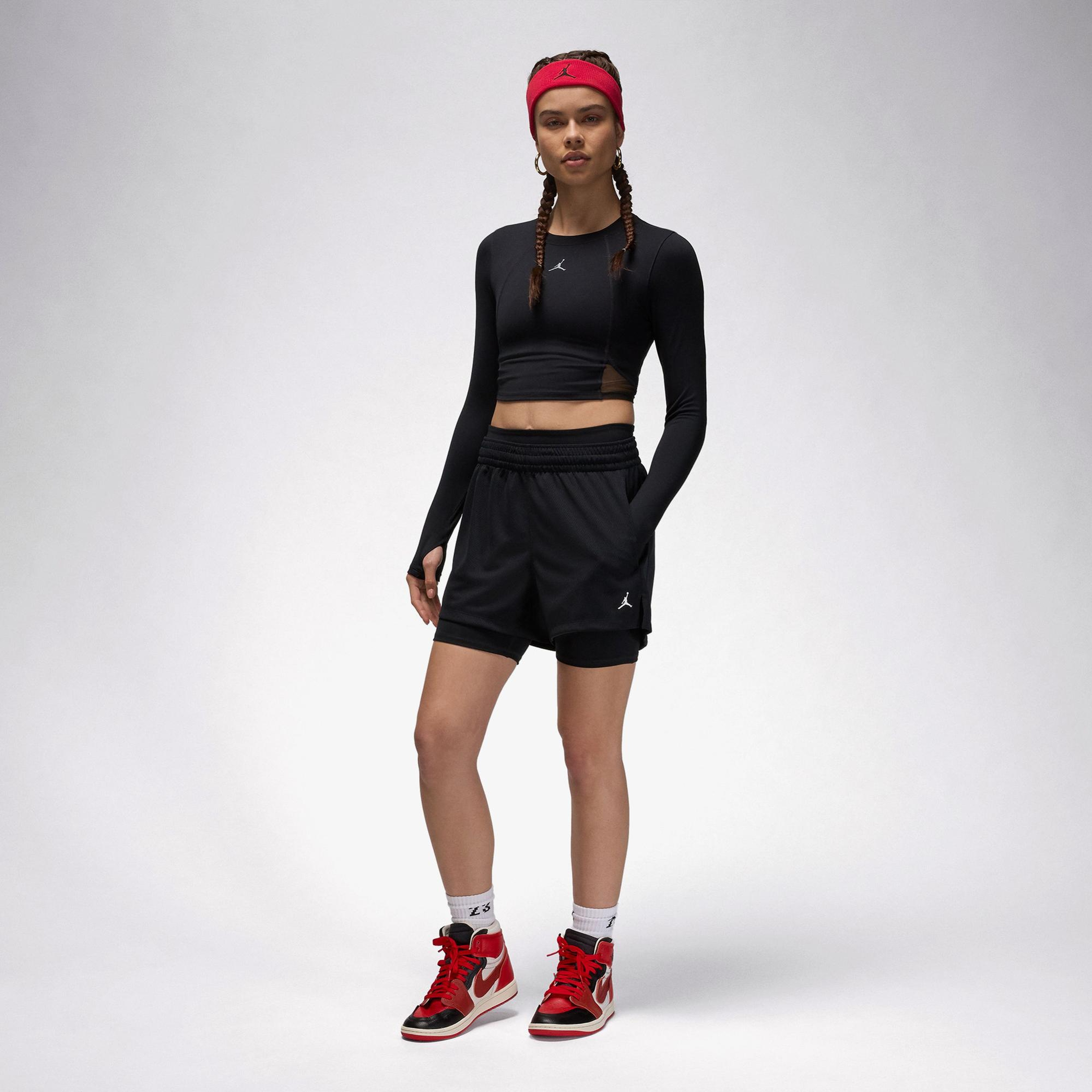 Jordan Sport Mesh Kadın Siyah Şort