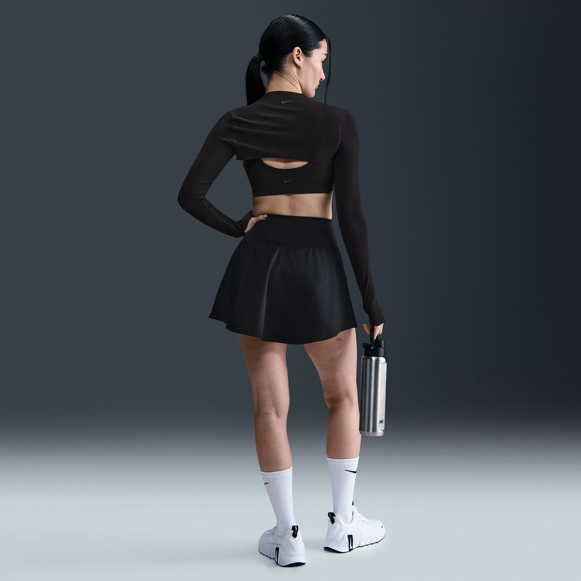 Nike One Dri-Fit Kadın Siyah Etek