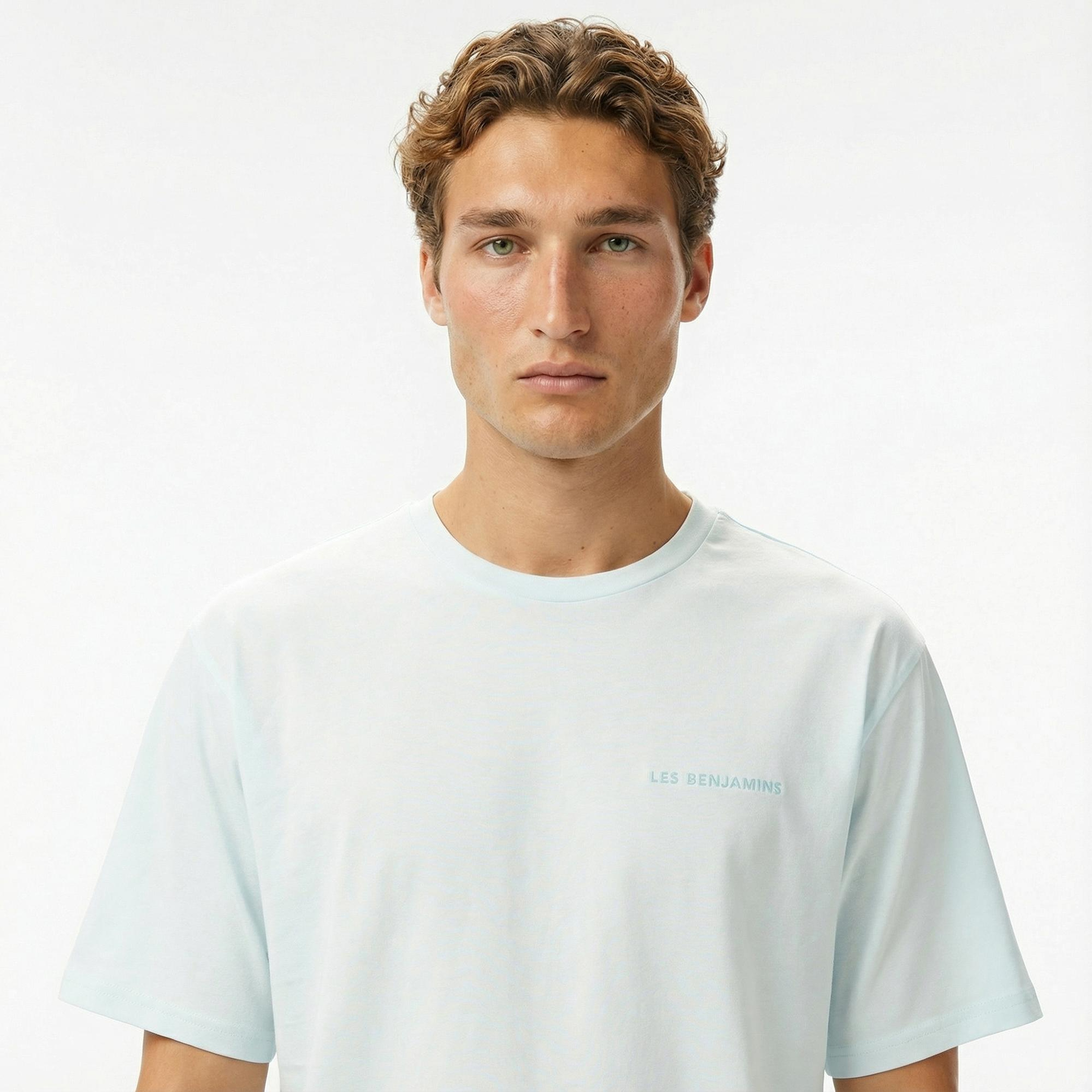 Les Benjamins 311 Erkek Mavi T-Shirt