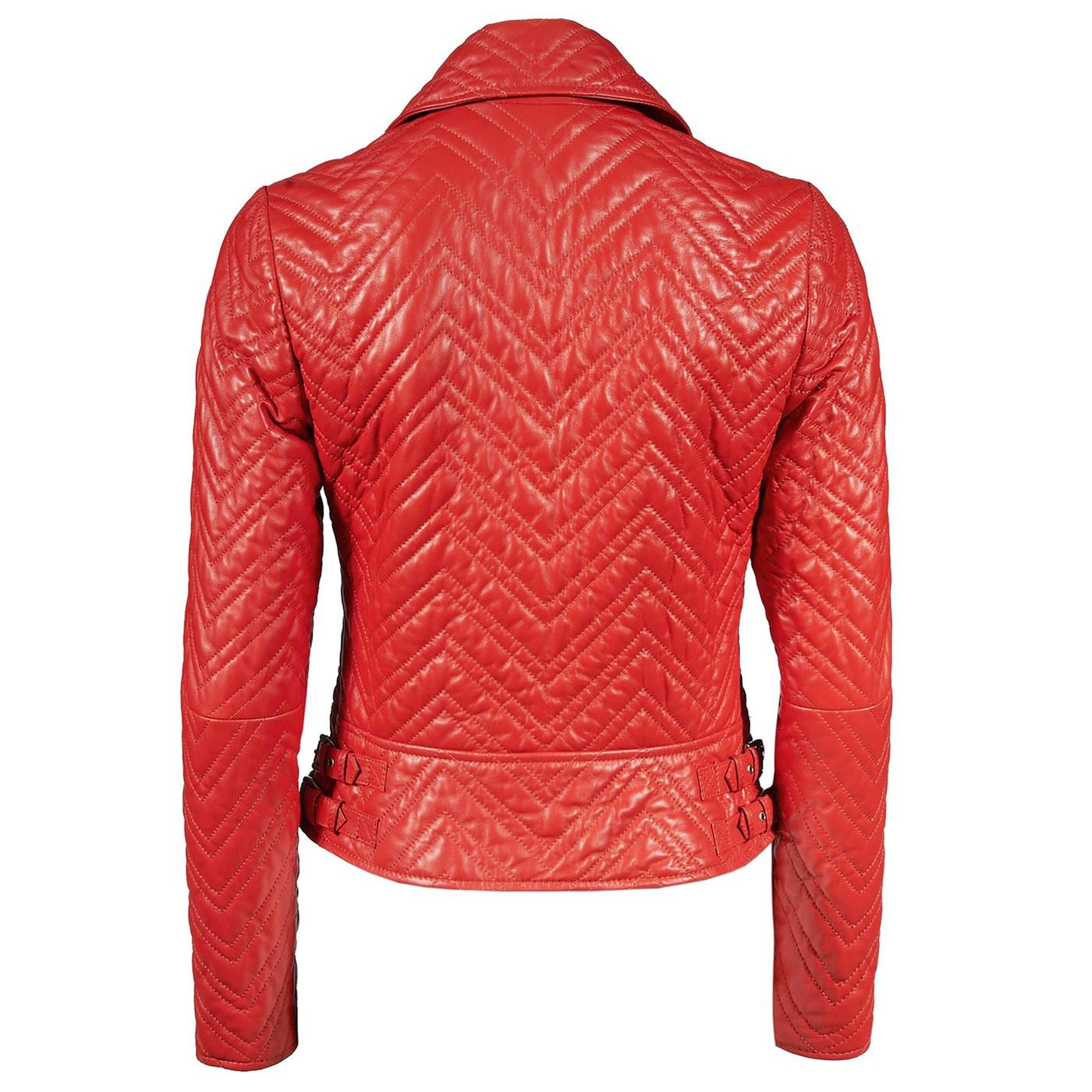 Riccarda Kadın Deri Biker Mont