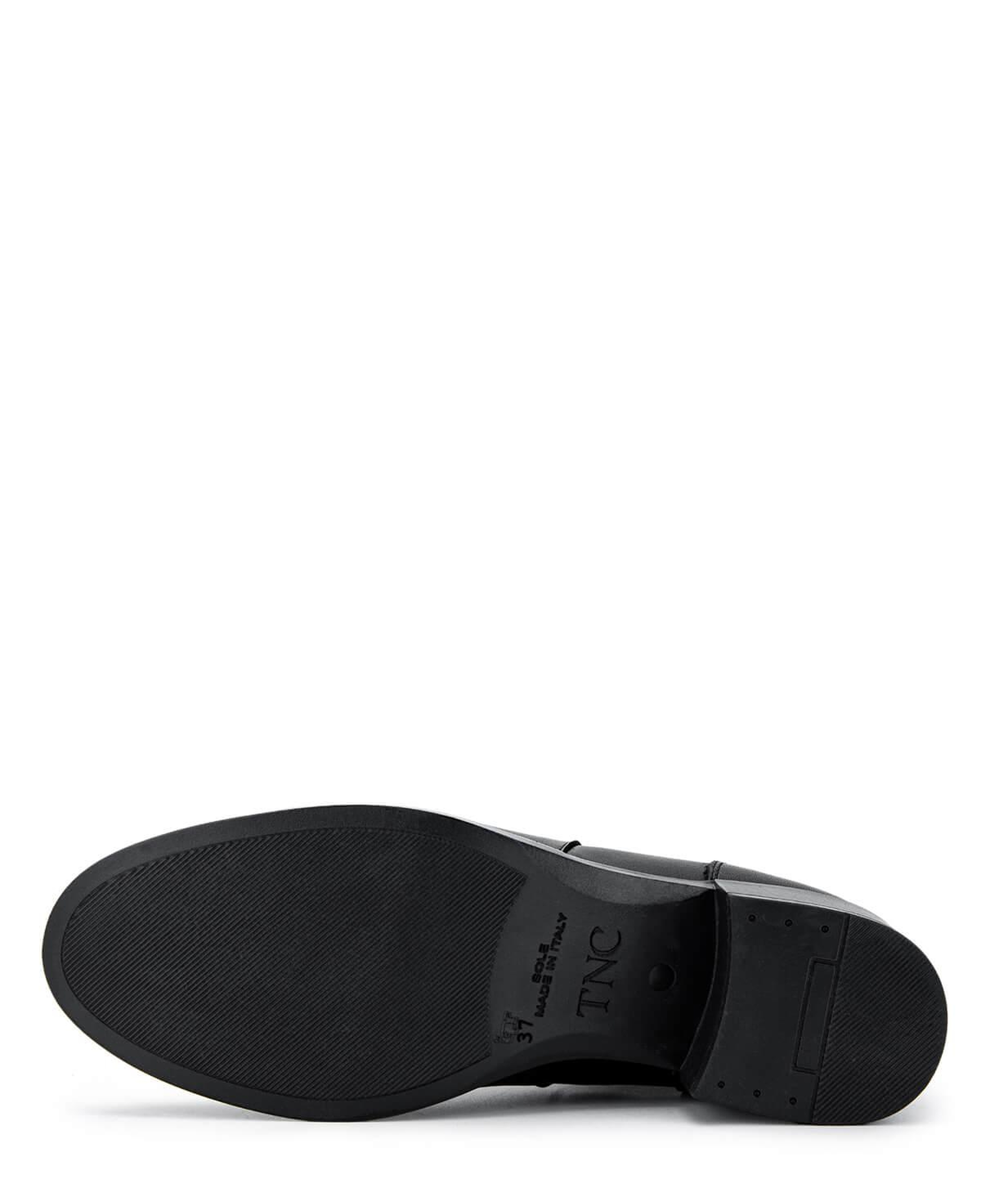 Tamer Tanca Kadın Hakiki Deri Siyah Deri Topuklu Bot