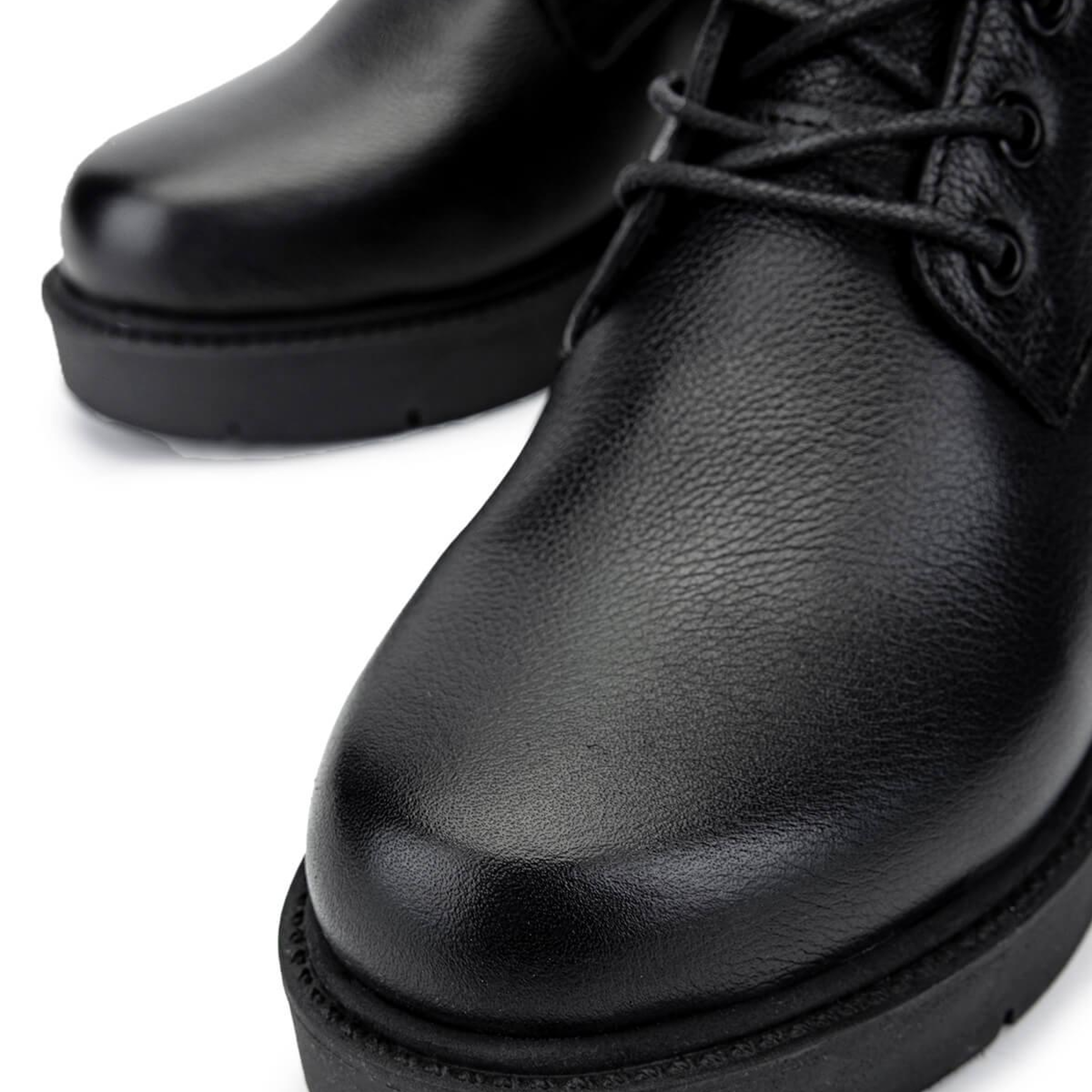 Tamer Tanca Kadın Hakiki Deri Siyah Deri Casual Bot