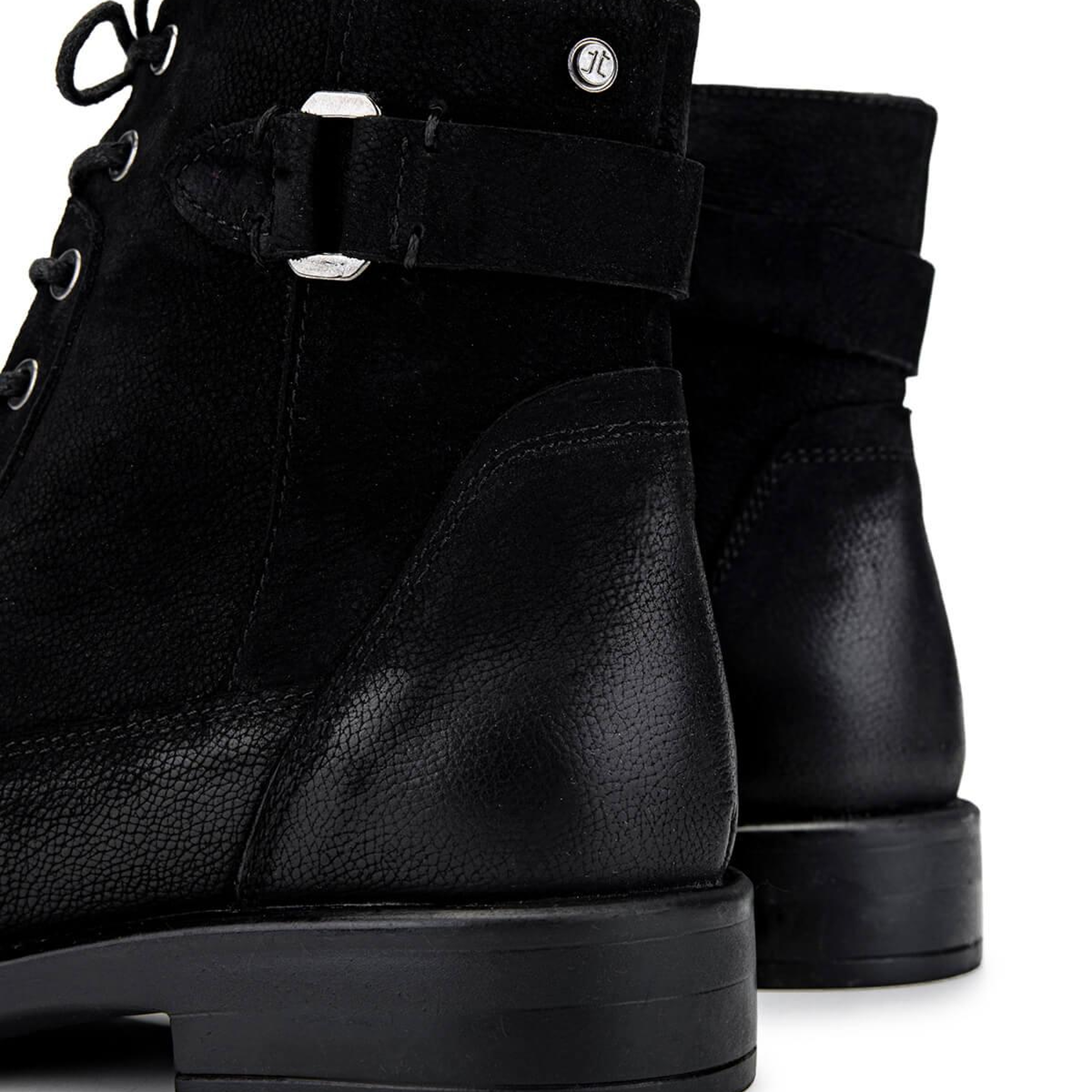 Tamer Tanca Kadın Hakiki Deri Siyah Nubuk Casual Bot