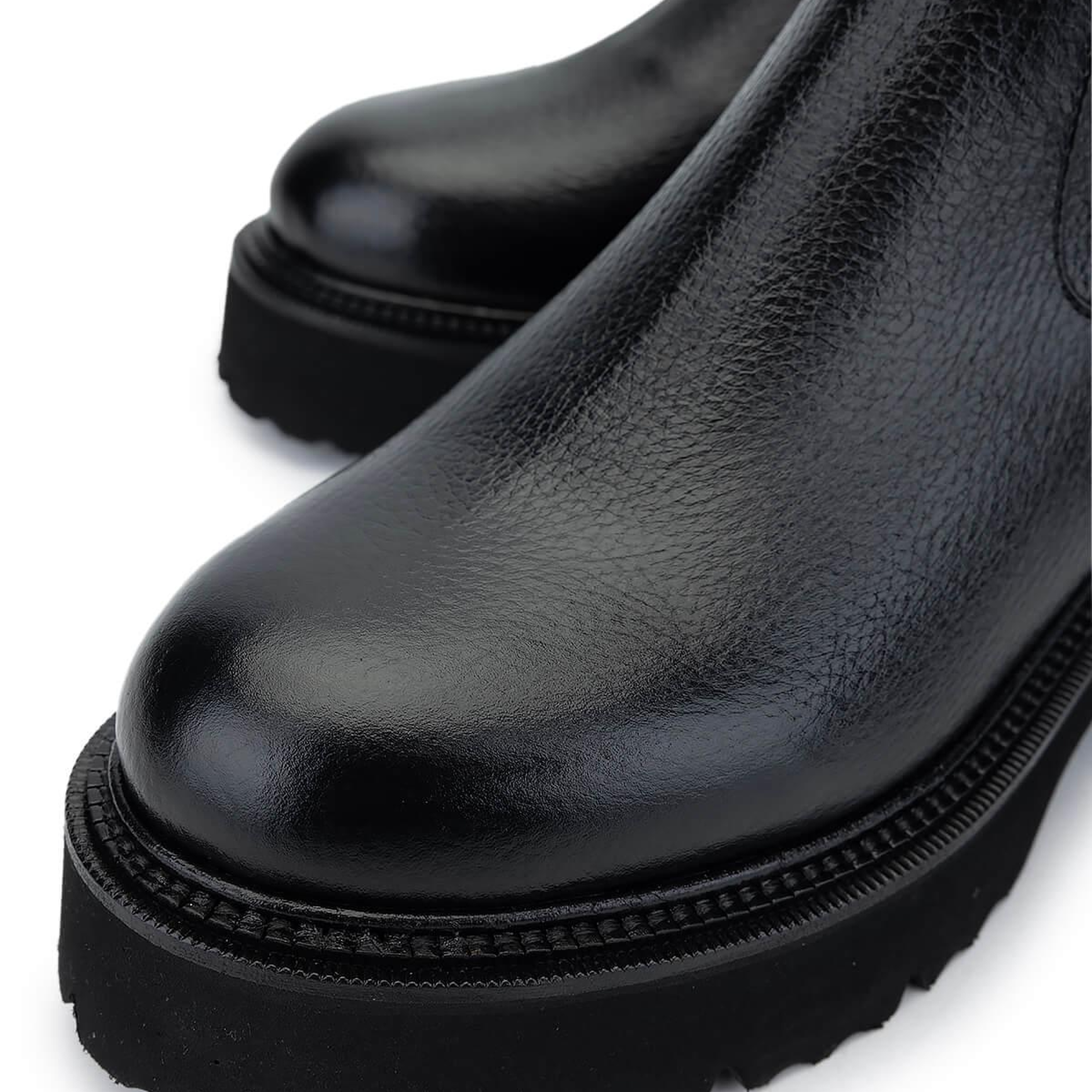 Tamer Tanca Kadın Hakiki Deri Siyah Floter Casual Bot