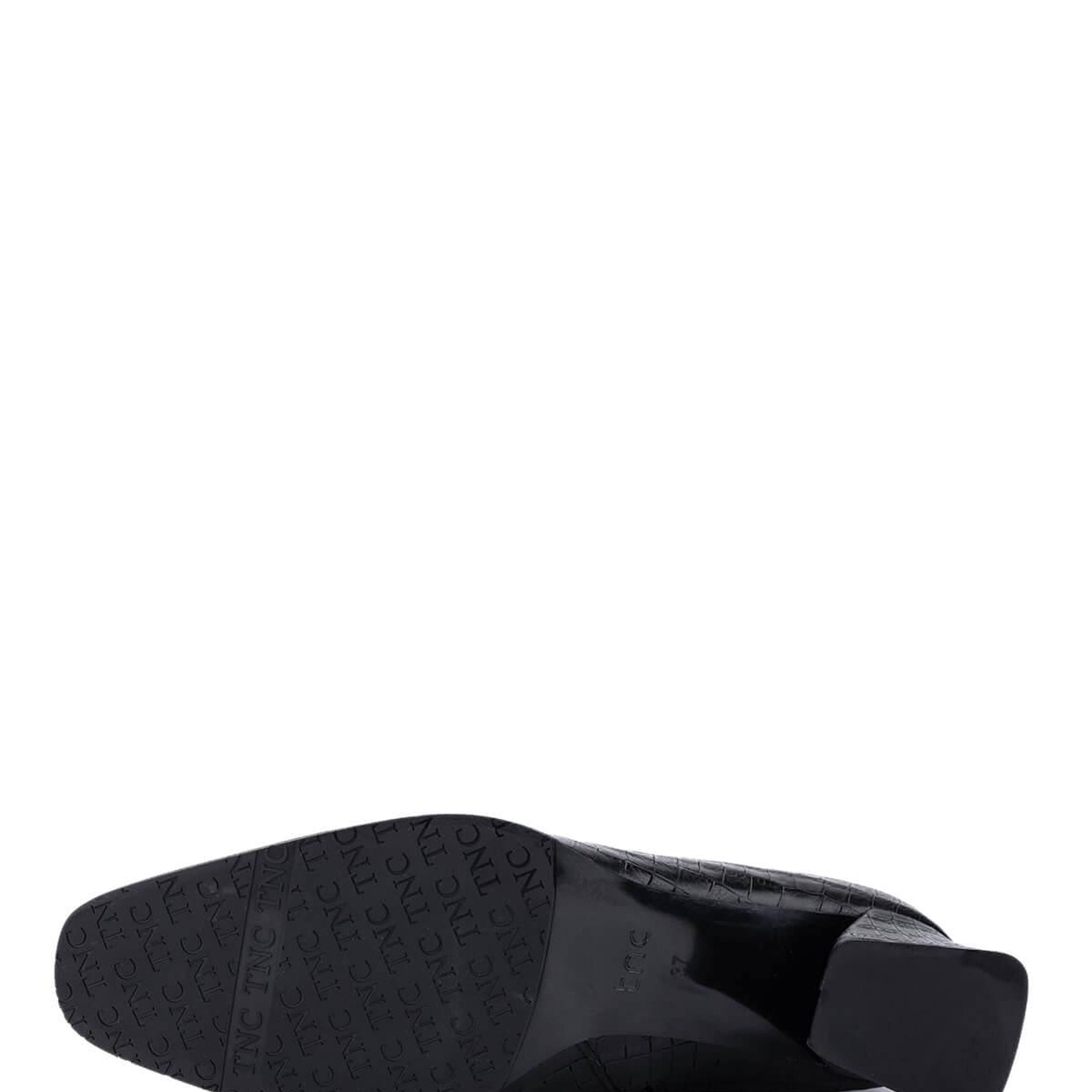 Tamer Tanca Kadın Hakiki Deri Siyah Kroko Klasik Bot