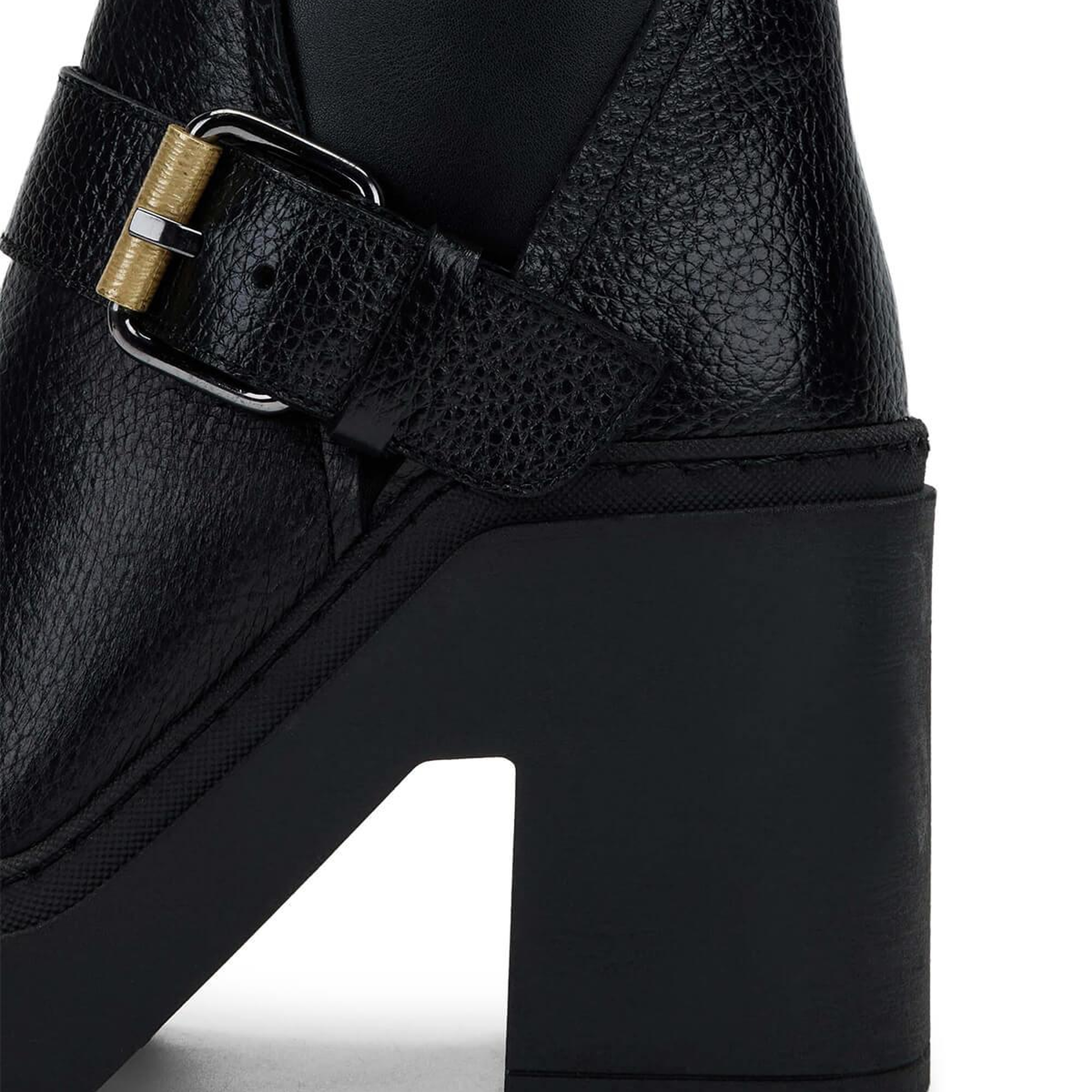 Tamer Tanca Kadın Hakiki Deri Siyah Deri Casual Bot