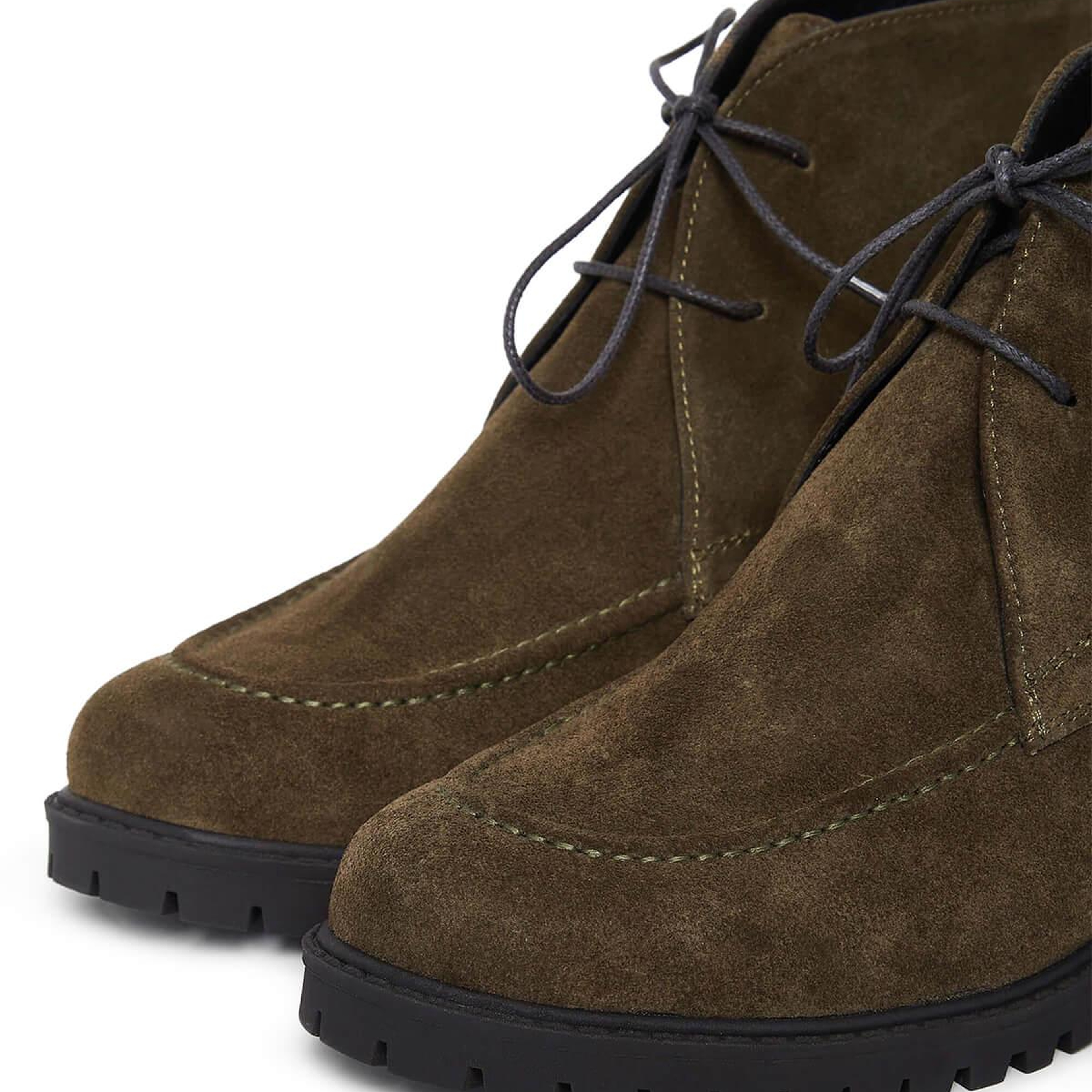 Tamer Tanca Kadın Hakiki Deri Haki Süet Casual Bot