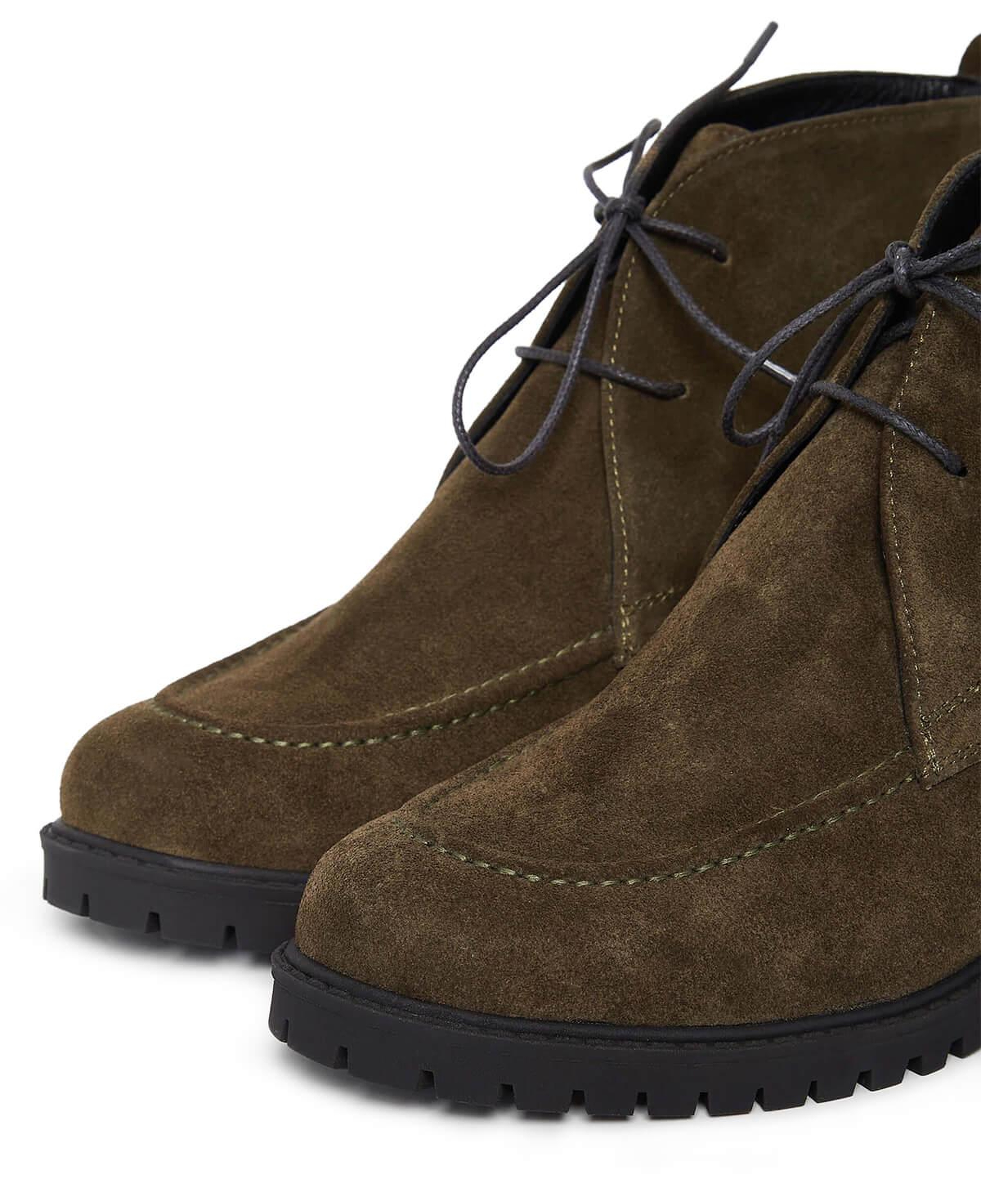 Tamer Tanca Kadın Hakiki Deri Haki Süet Casual Bot