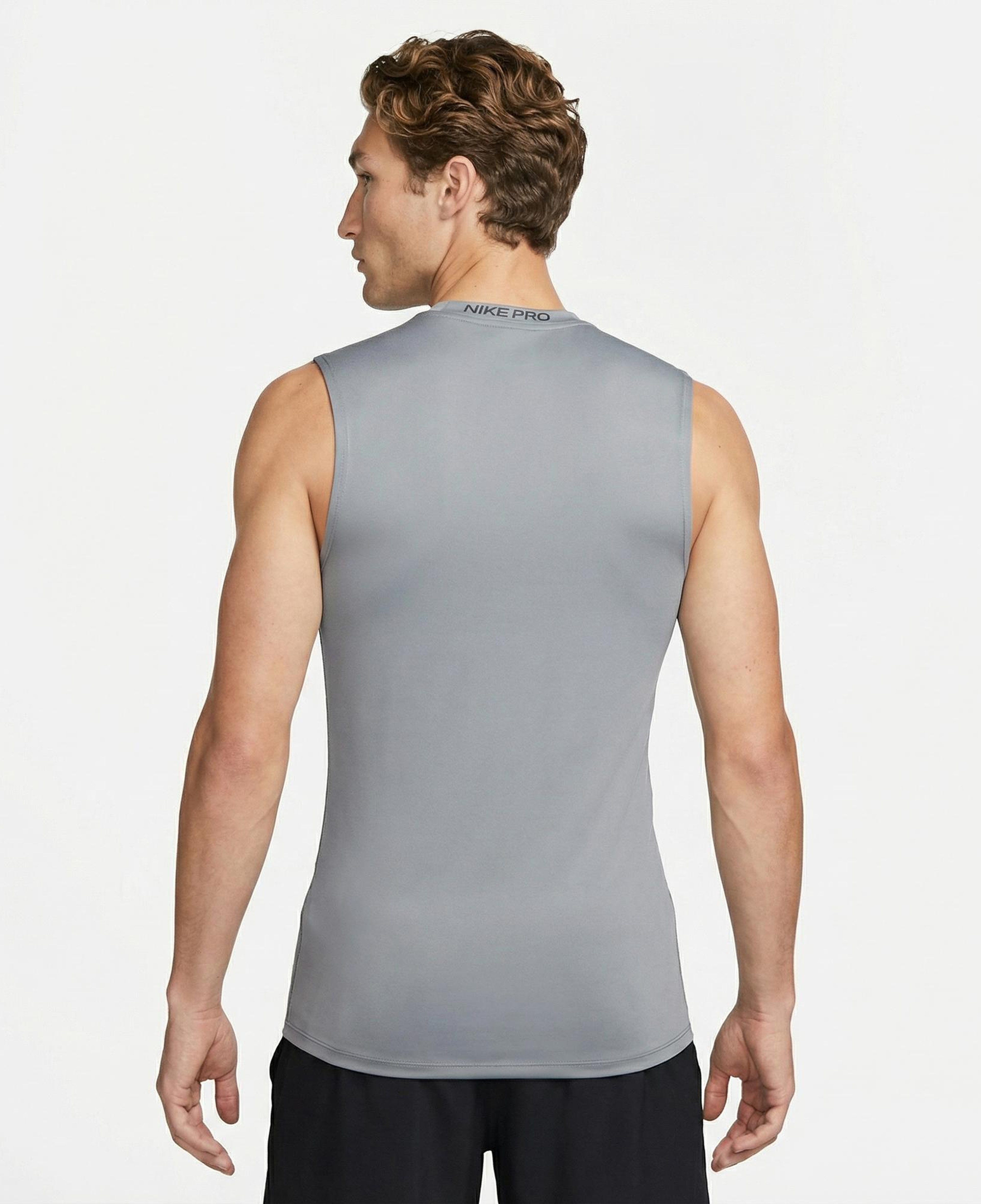 Nike Pro Dri-Fit Erkek Gri T-Shirt