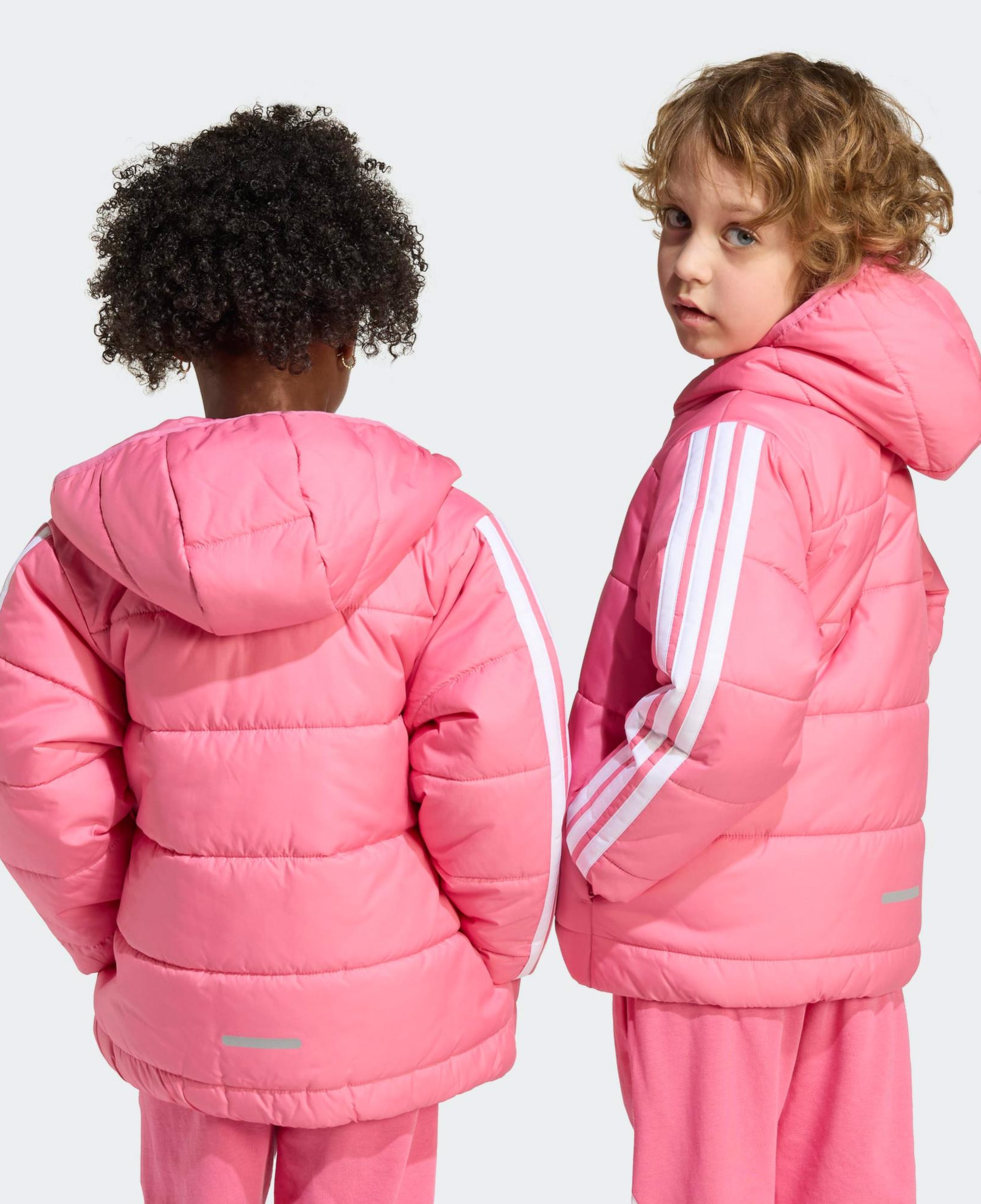 adidas Little Kids Essentials 3-Stripes Çocuk Pembe Mont