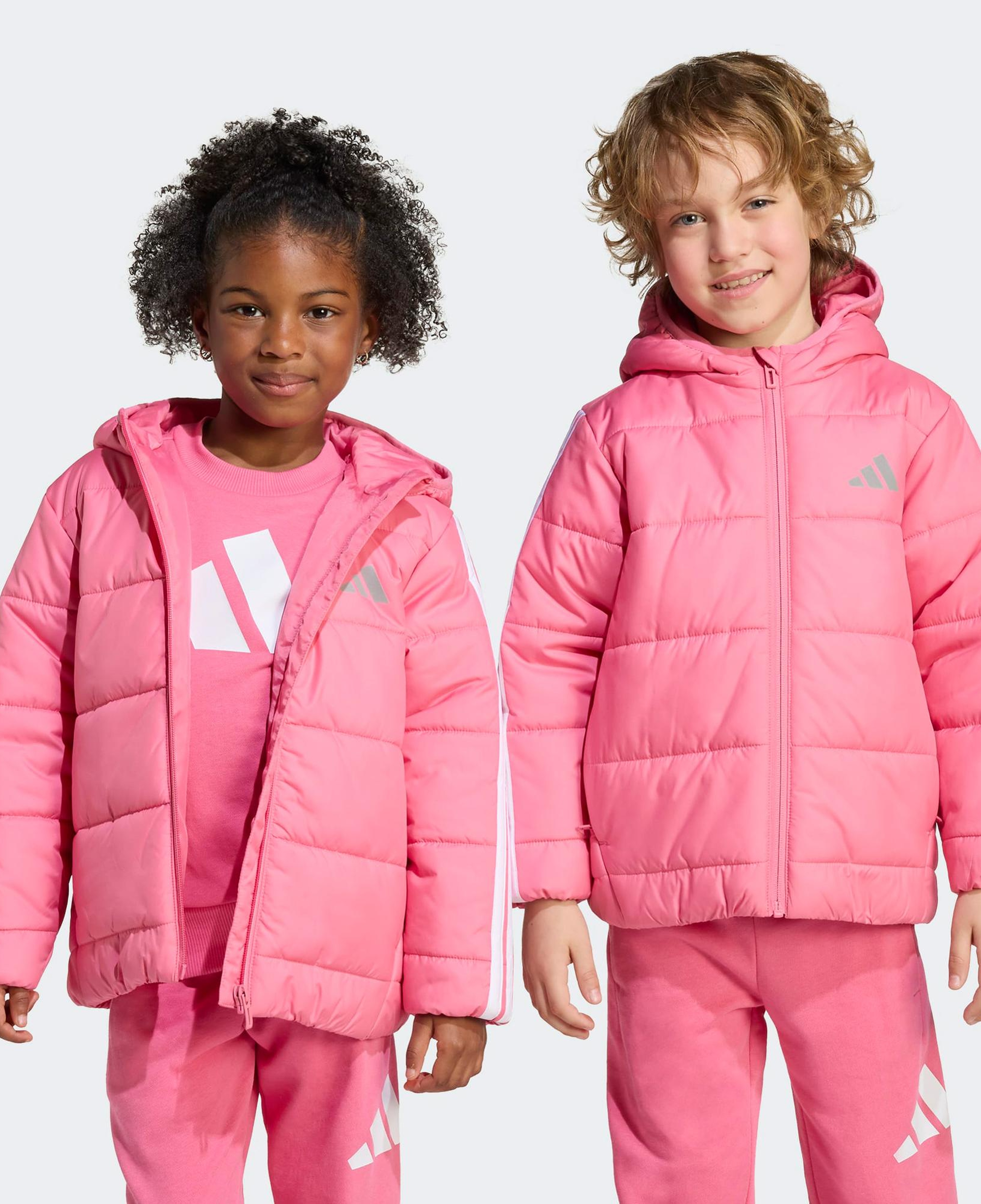 adidas Little Kids Essentials 3-Stripes Çocuk Pembe Mont