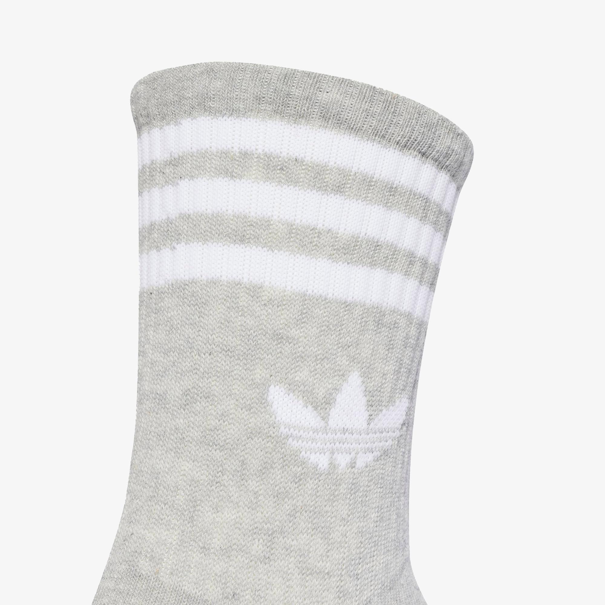 adidas 3-Stripes Crew 3' lü Unisex Beyaz Çorap